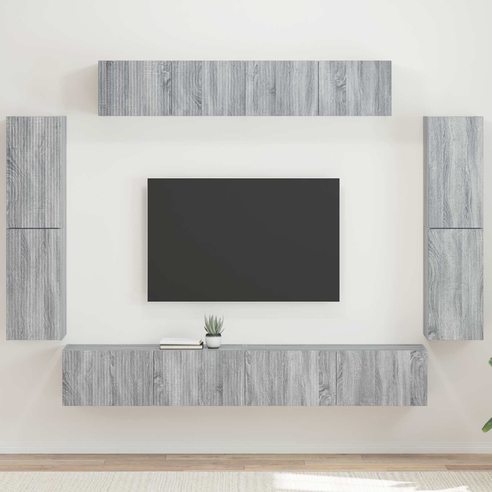 TV ormar 8 pcs Siva Sonoma