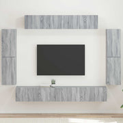 TV ormar 8 pcs Siva Sonoma