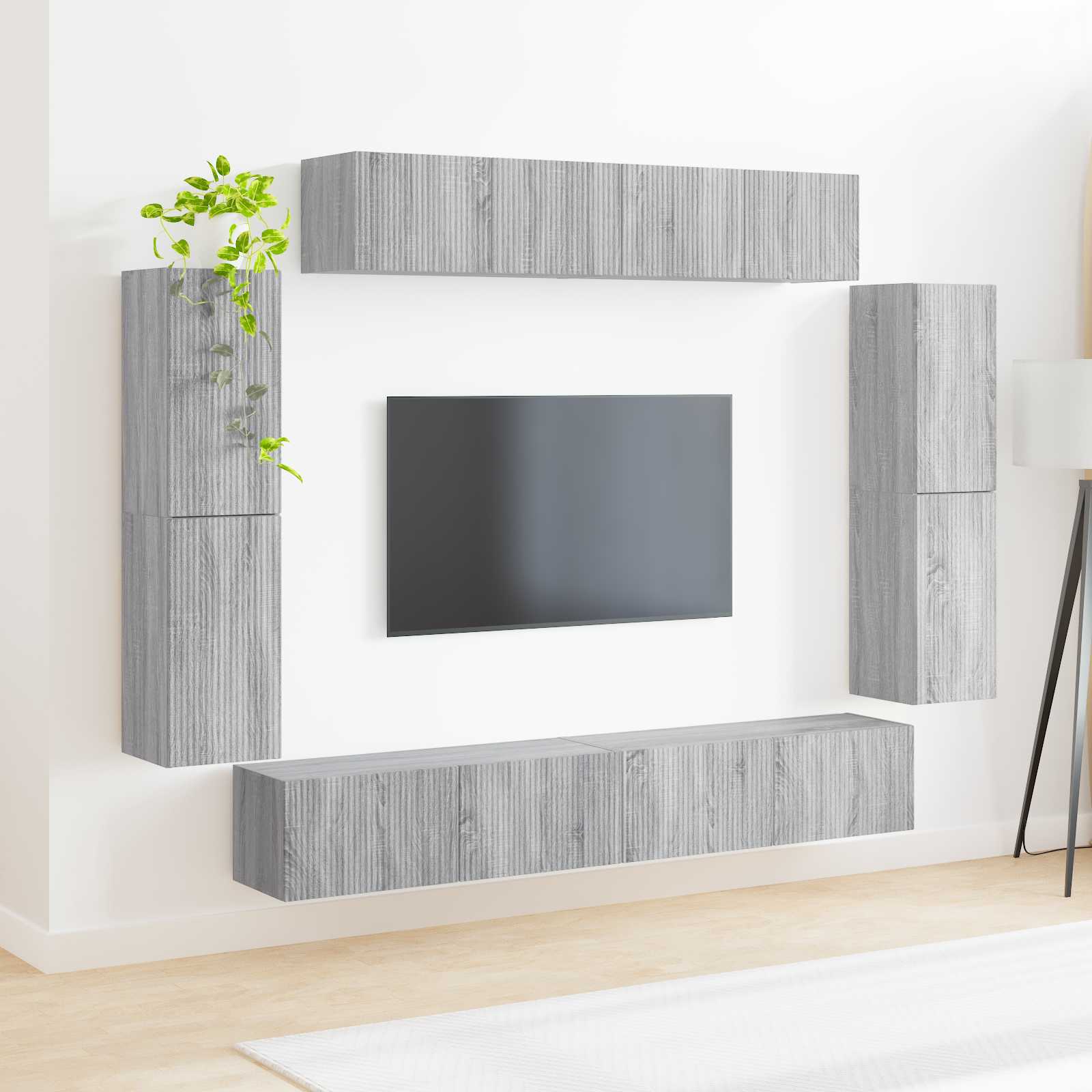 TV ormar 8 pcs Siva Sonoma