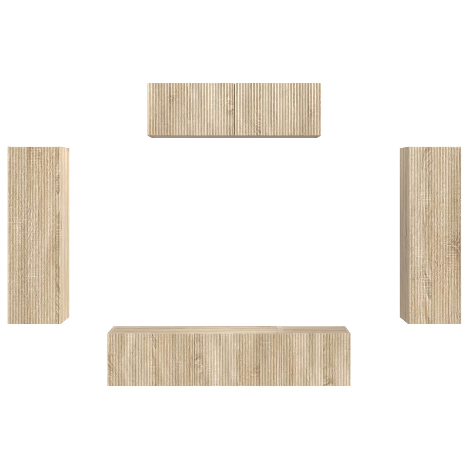 TV ormar 5 pcs Sonoma hrast