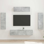 TV ormar 5 pcs Betonski sivi