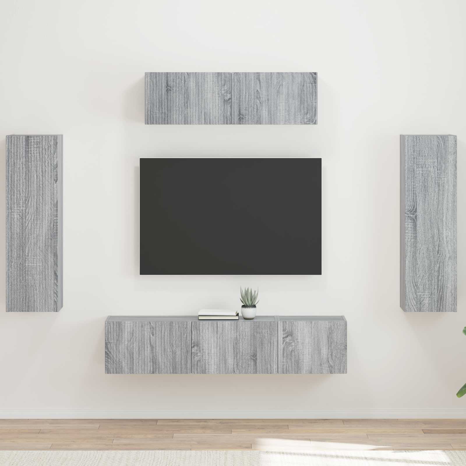 TV ormar 5 pcs Siva Sonoma