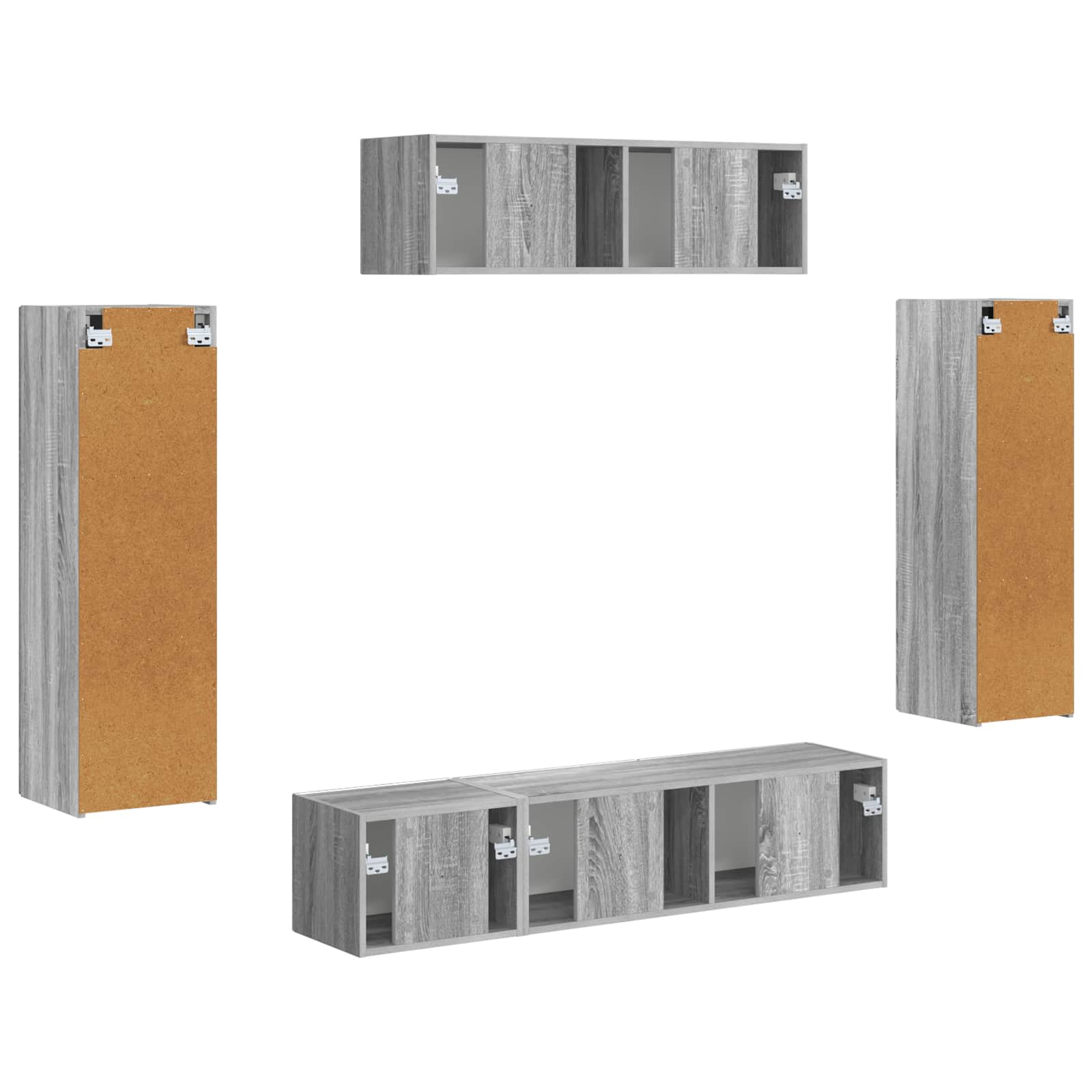 TV ormar 5 pcs Siva Sonoma