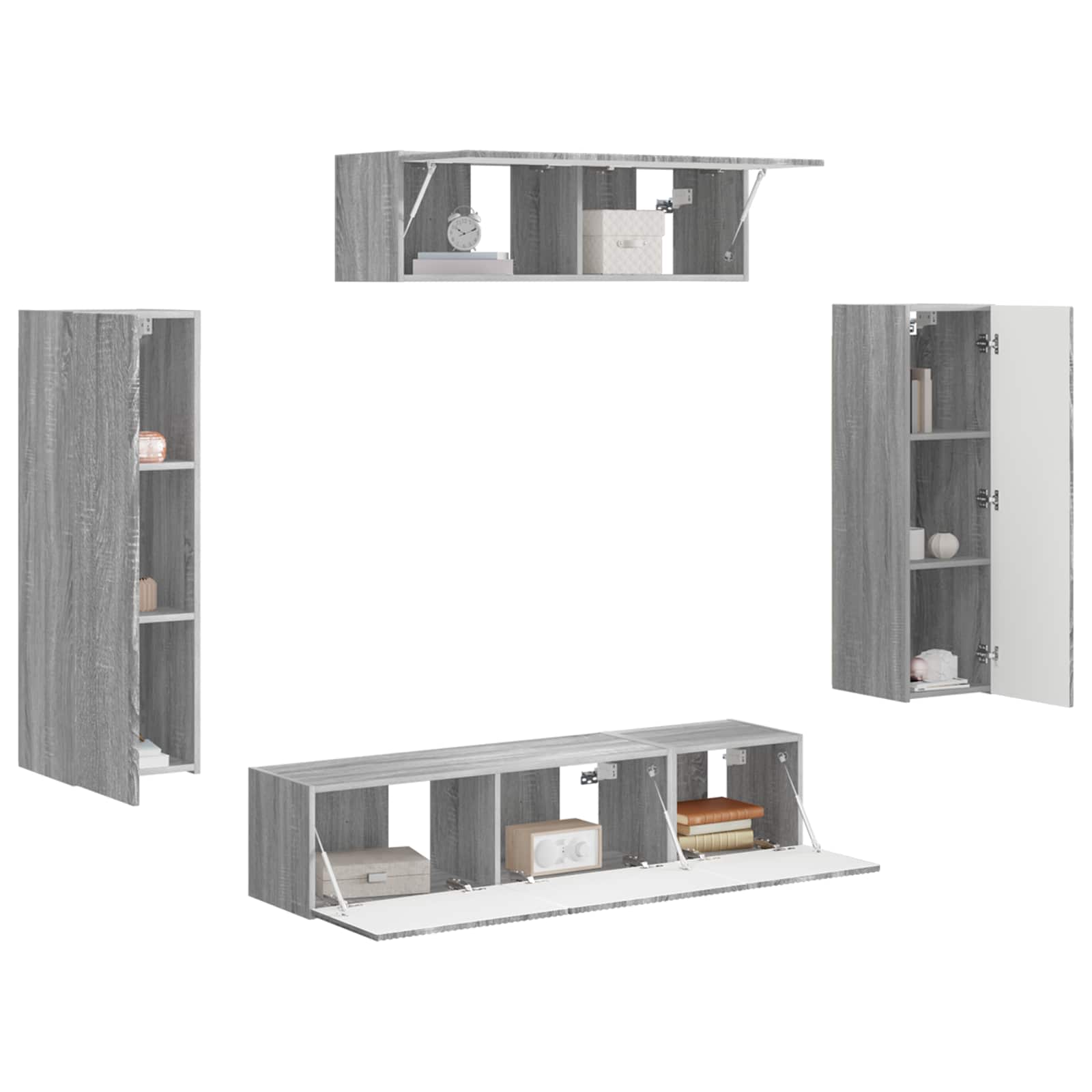 TV ormar 5 pcs Siva Sonoma