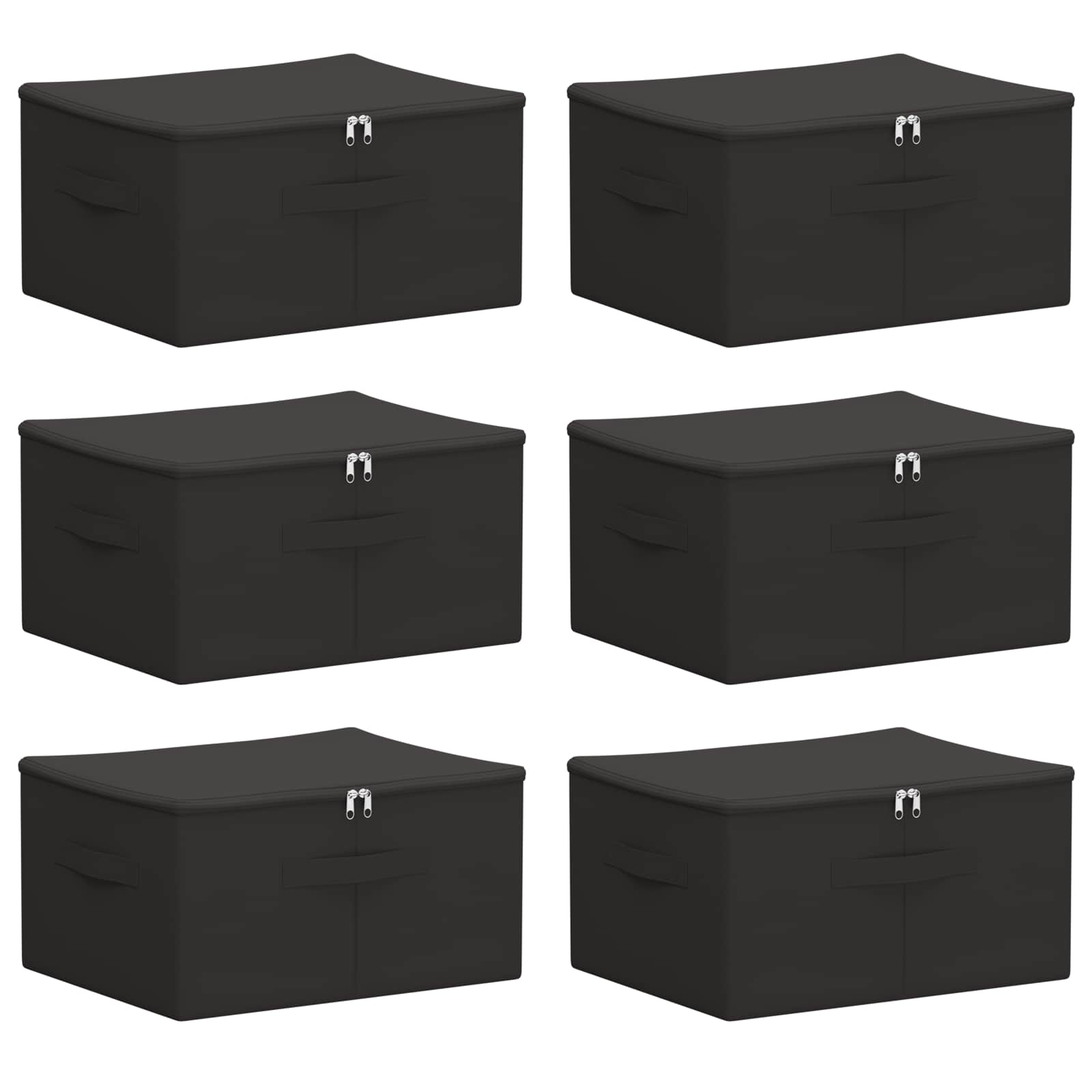 Kutija za spremanje 6 pcs Antracit 43 x 34 x 23 cm