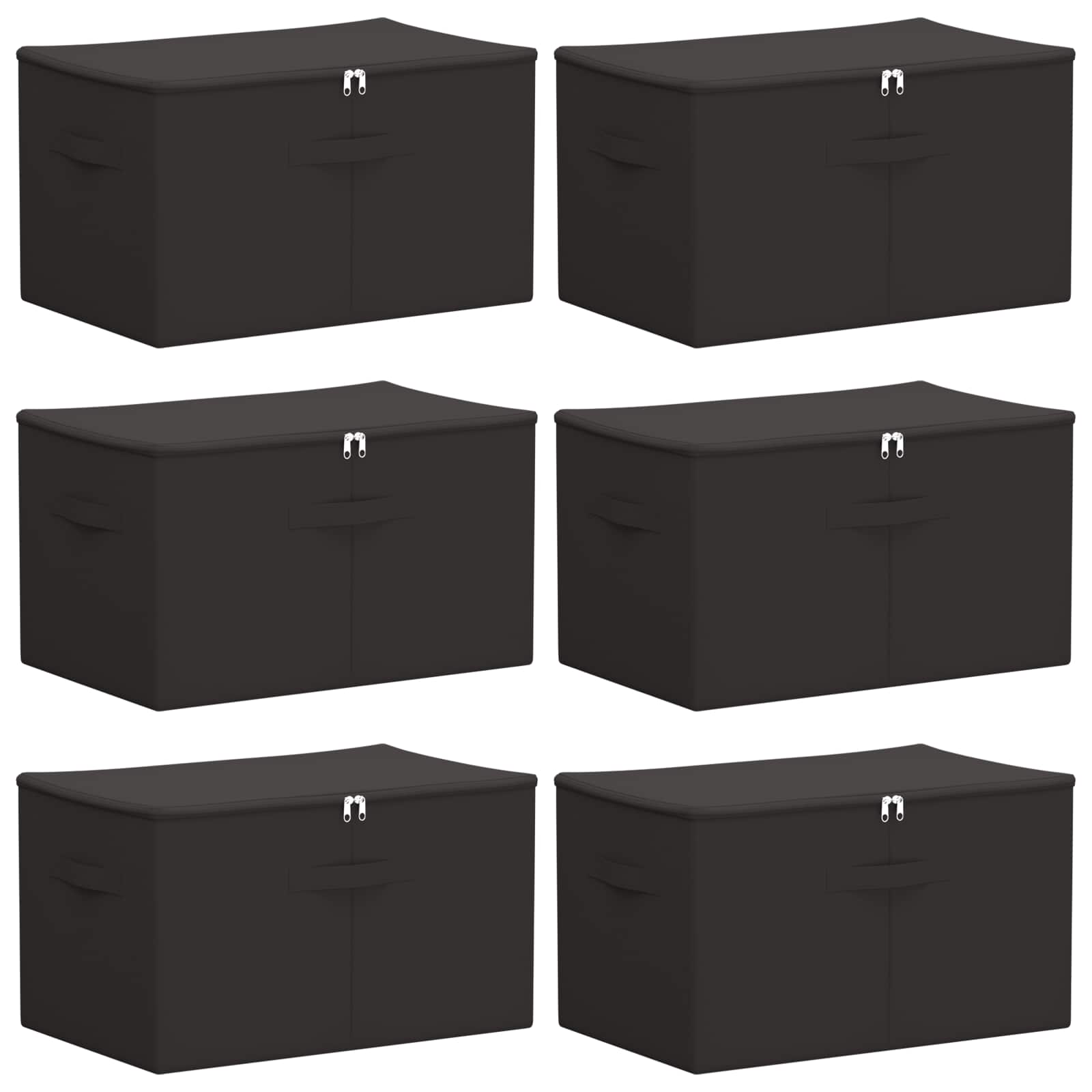 Kutija za spremanje 6 pcs Antracit 55 x 35 x 32 cm