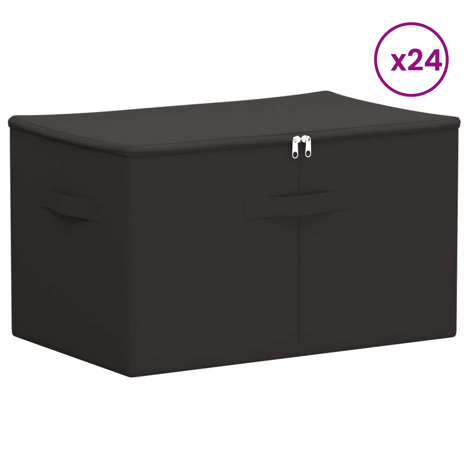 Kutija za spremanje 24 pcs Antracit 60 x 43 x 35 cm