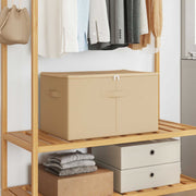 Kutija za spremanje 6 pcs Krem 55 x 35 x 32 cm Netkana tkanina