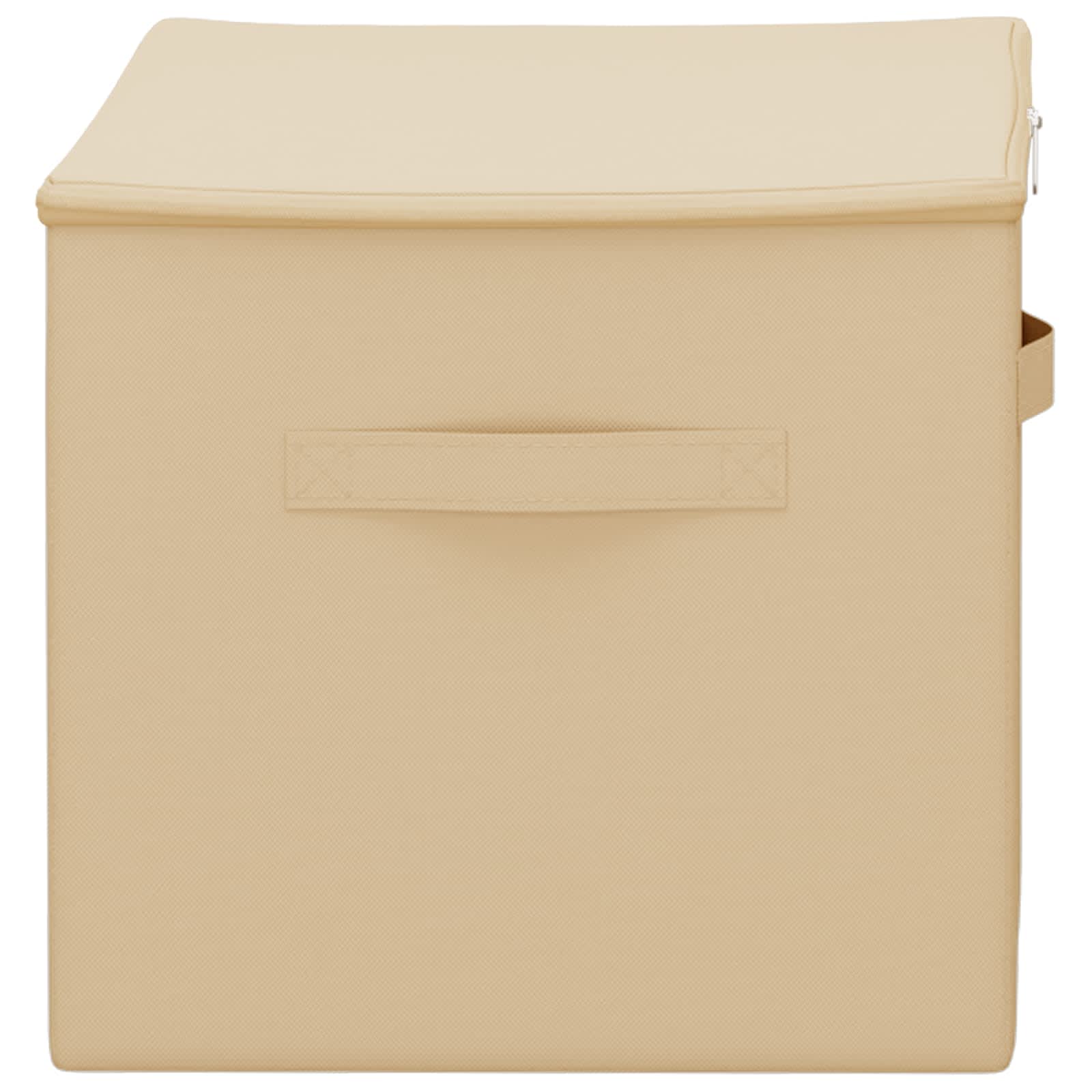 Kutija za spremanje 6 pcs Krem 55 x 35 x 32 cm Netkana tkanina