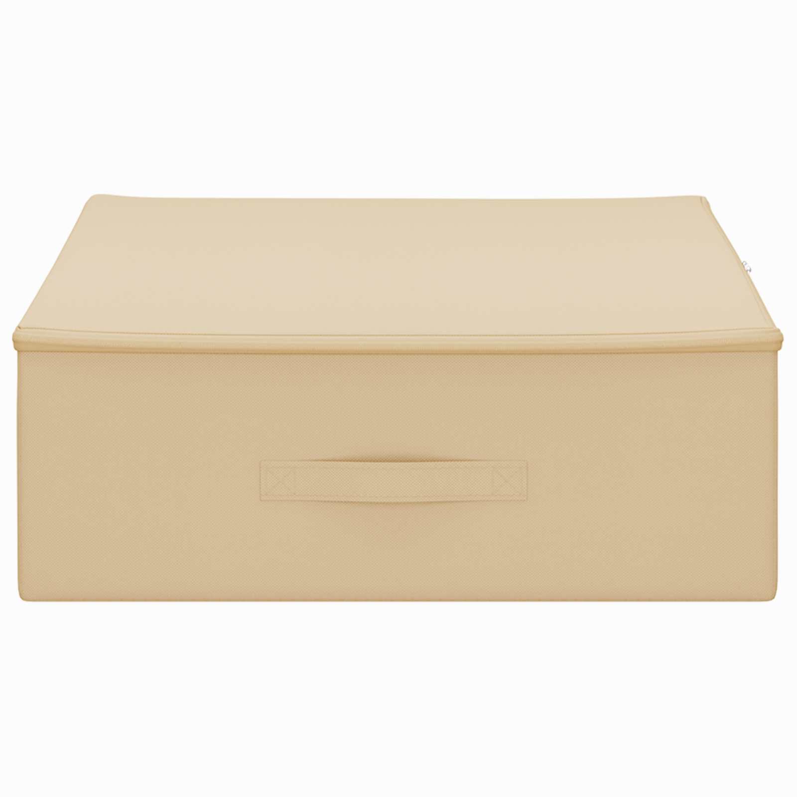 Kutija za spremanje 24 pcs Krem 90 x 48 x 15 cm Netkana tkanina