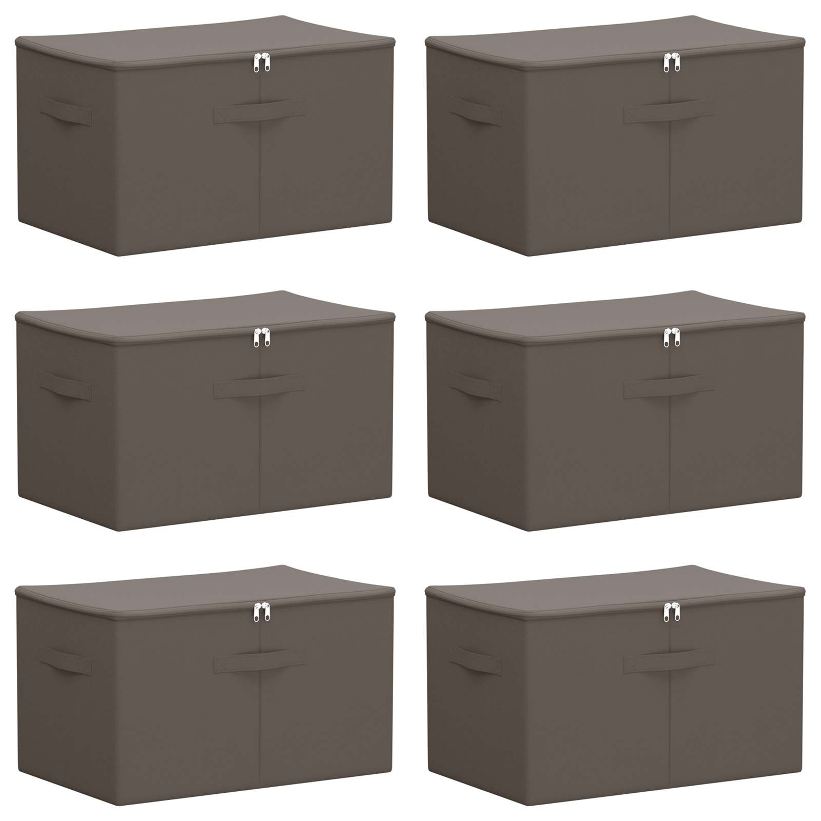 Kutija za spremanje 6 pcs Antracit 55 x 35 x 32 cm