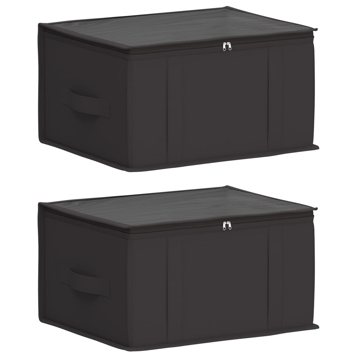 Kutija za pohranu s prozirnim prozorom na vrhu 2 pcs Antracit