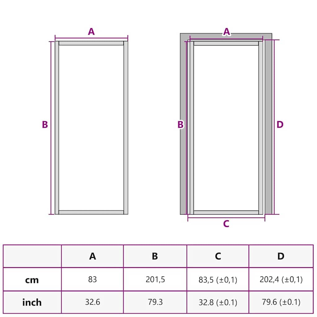 Vrata za dom 83 x 201,5 x 3,5 cm Aluminij i kaljeno staklo