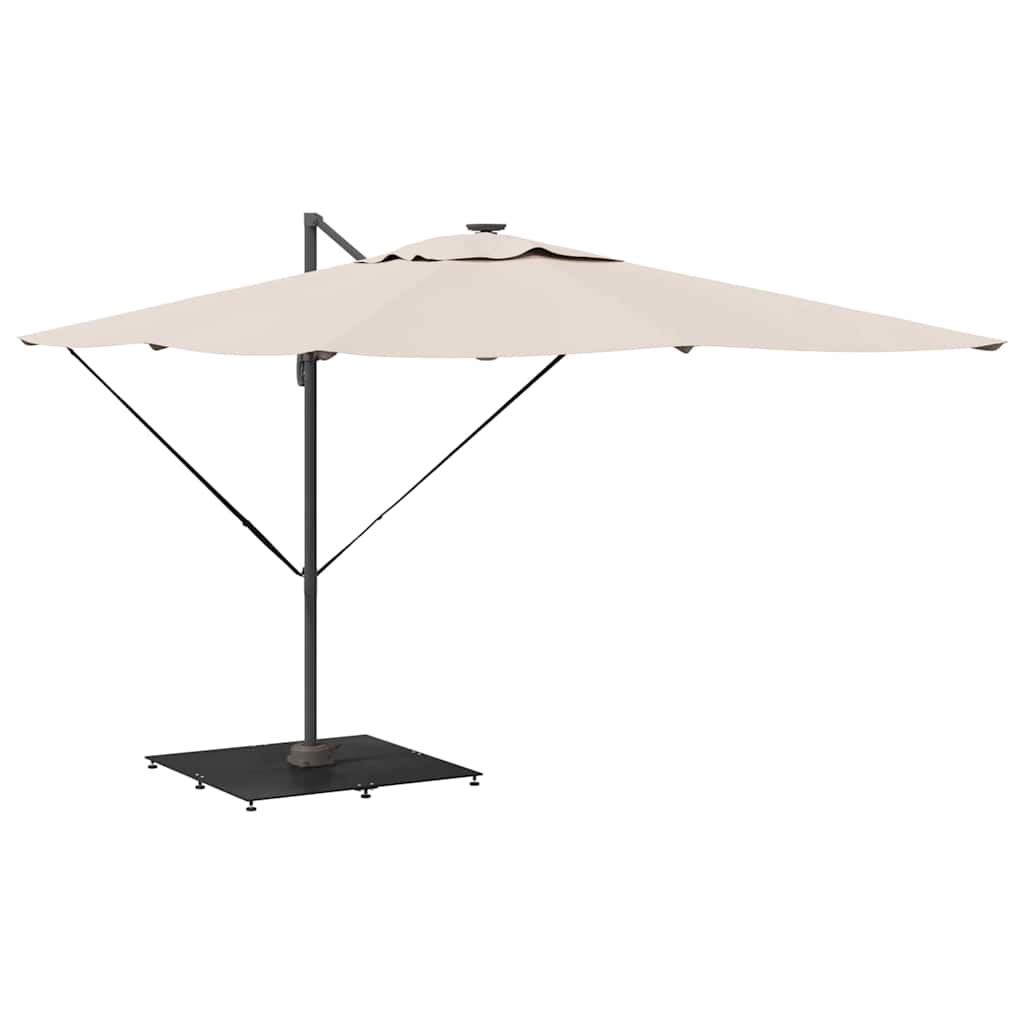 Baza za suncobran Crna 100 x 100 x 4 cm Čelik