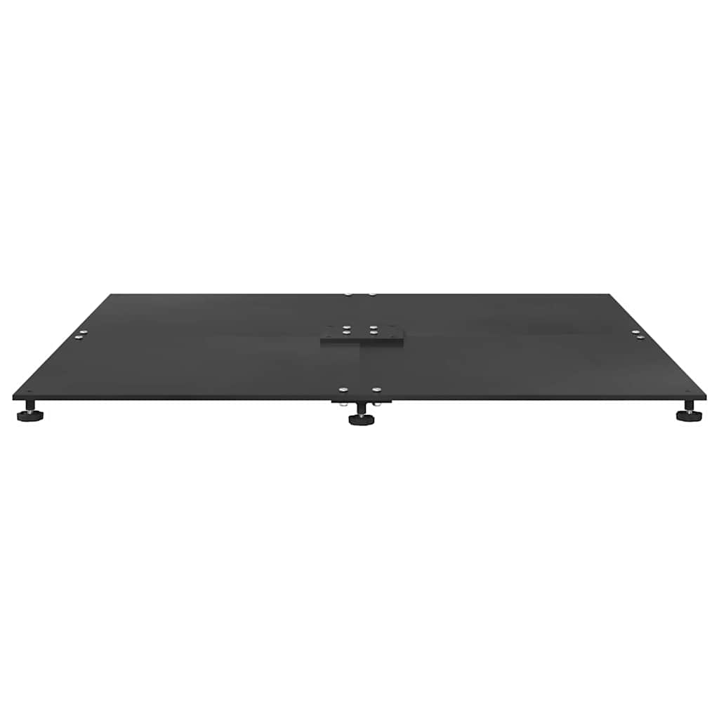 Baza za suncobran Crna 100 x 100 x 4 cm Čelik