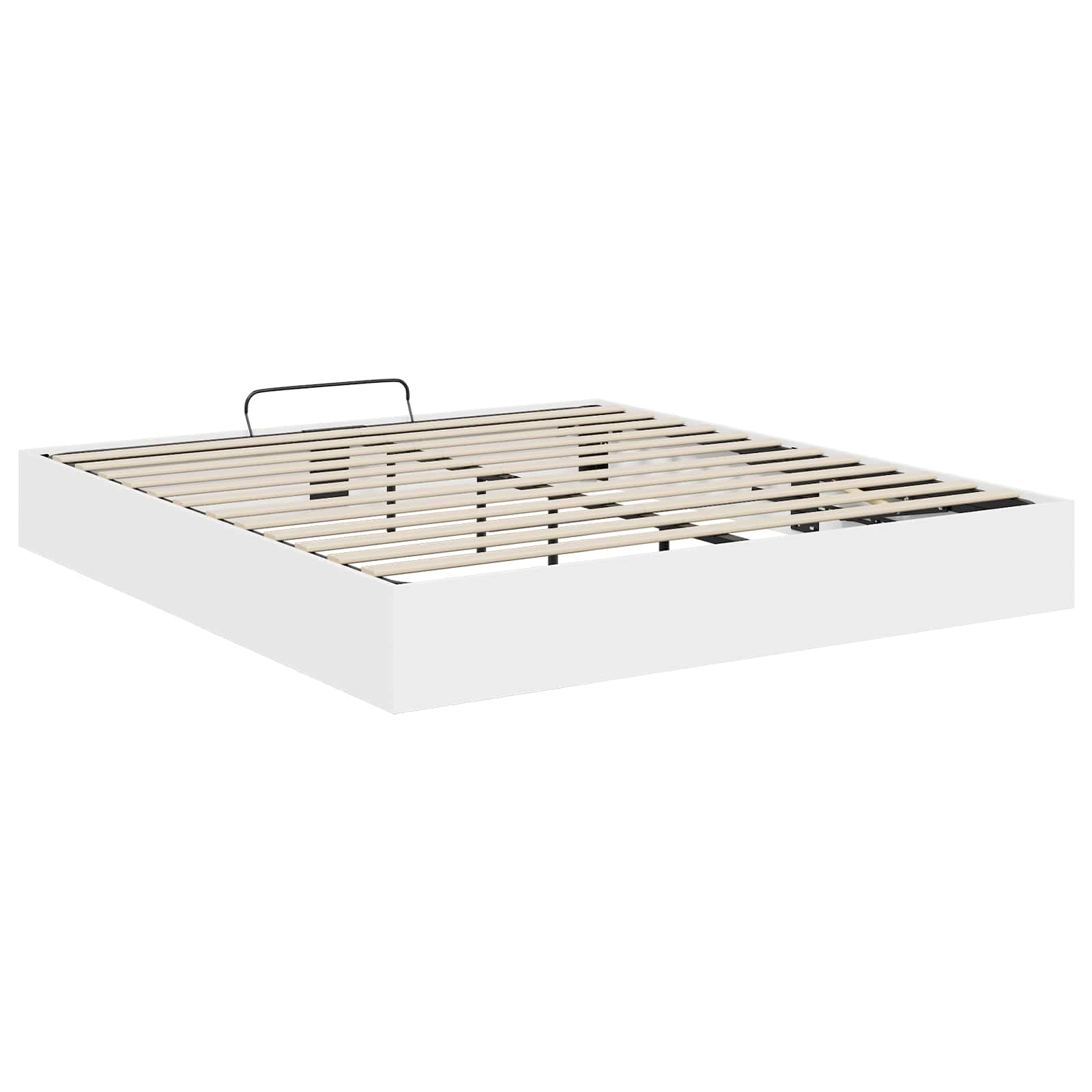 Otomanski krevet Bijeli 203 x 180 x 25 cm Konstrukcijsko drvo