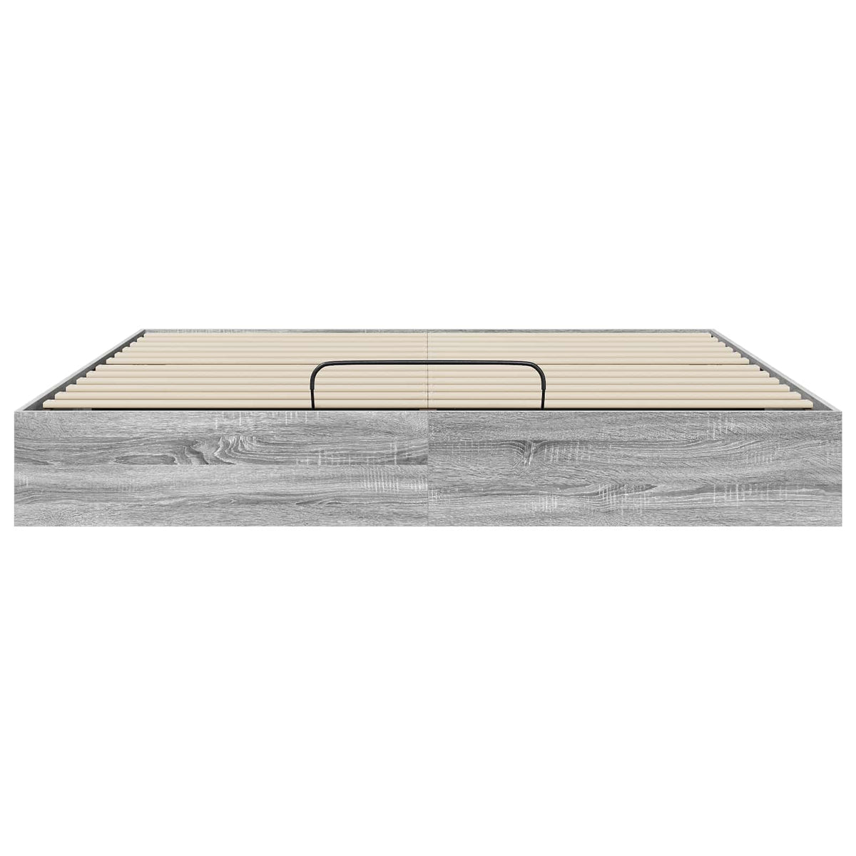 Otomanski krevet s pohranom Sivi Sonoma 203 x 160 x 25 cm
