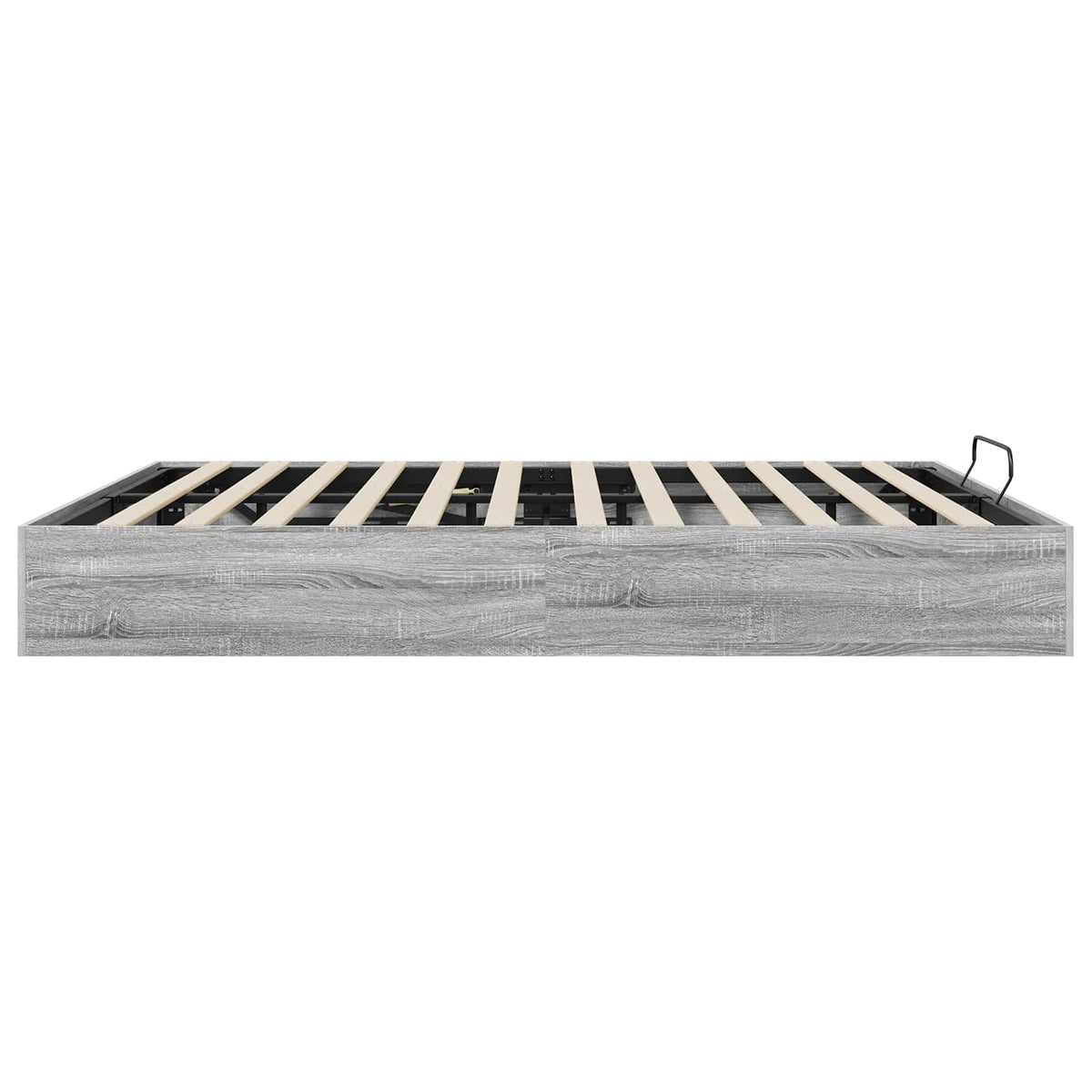 Otomanski krevet s pohranom Sivi Sonoma 203 x 160 x 25 cm