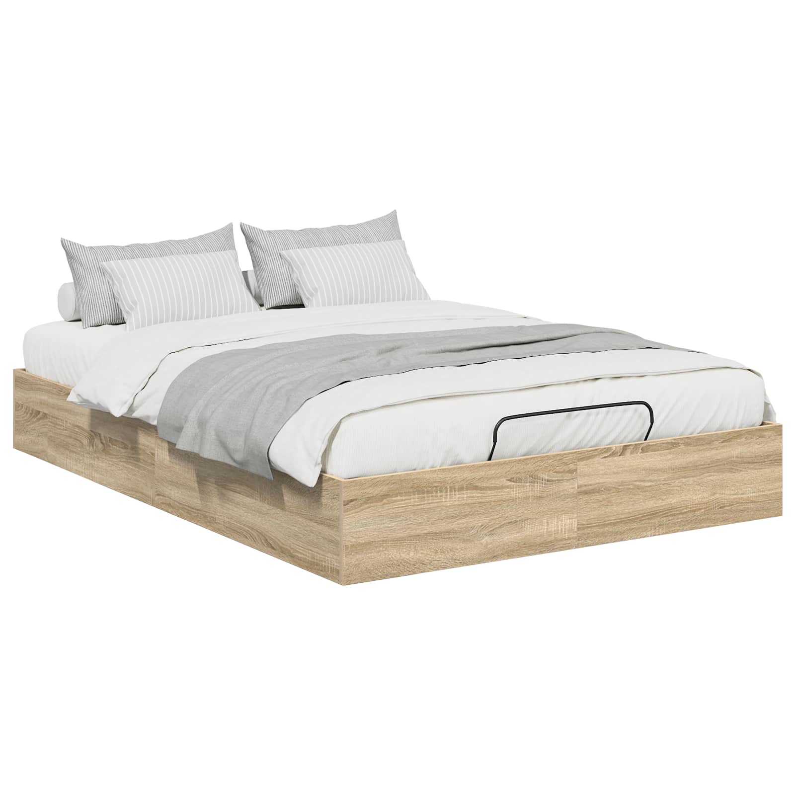 Otomanski krevet s pohranom Sonoma hrast 203 x 140 x 25 cm