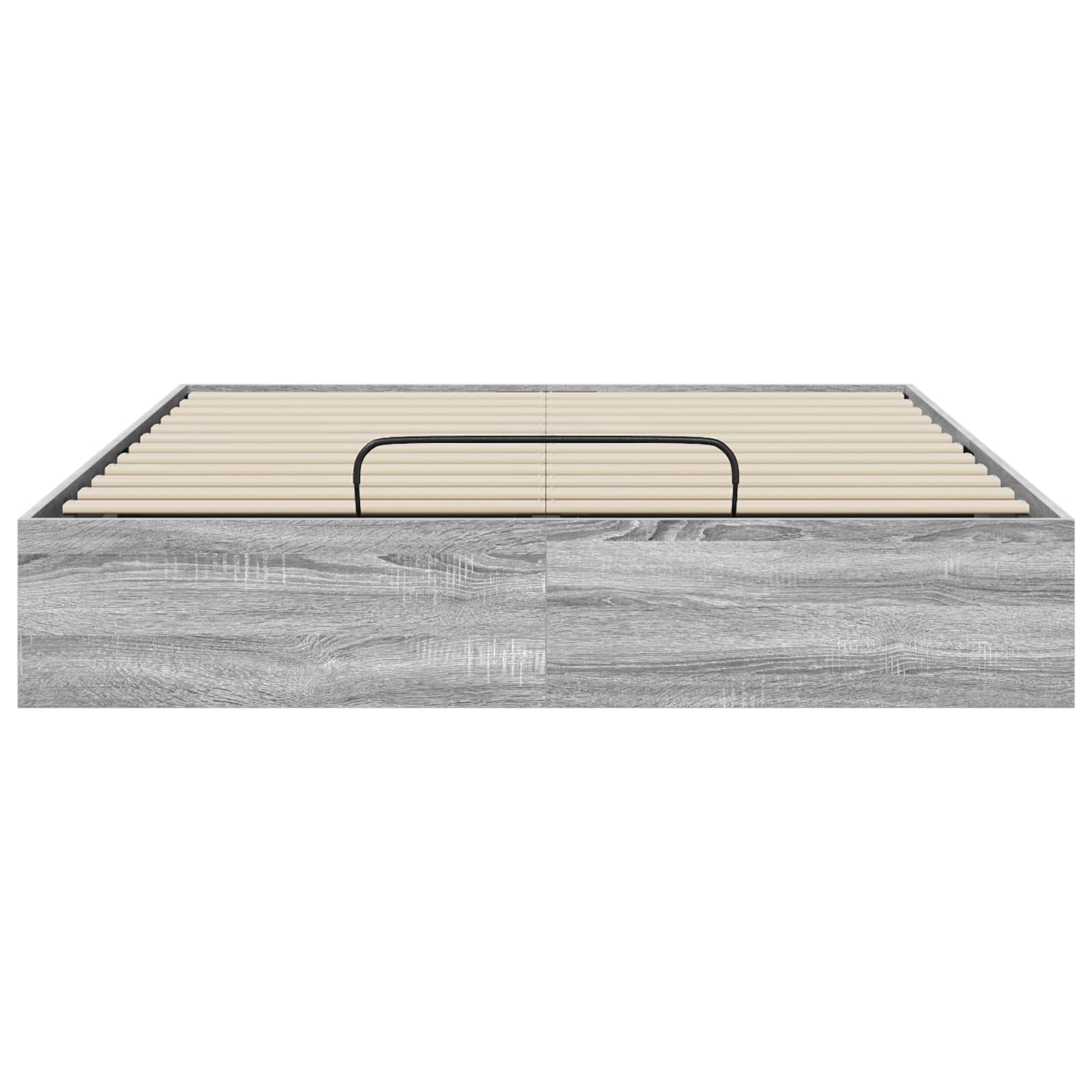 Otomanski krevet s pohranom Sivi Sonoma 203 x 120 x 25 cm