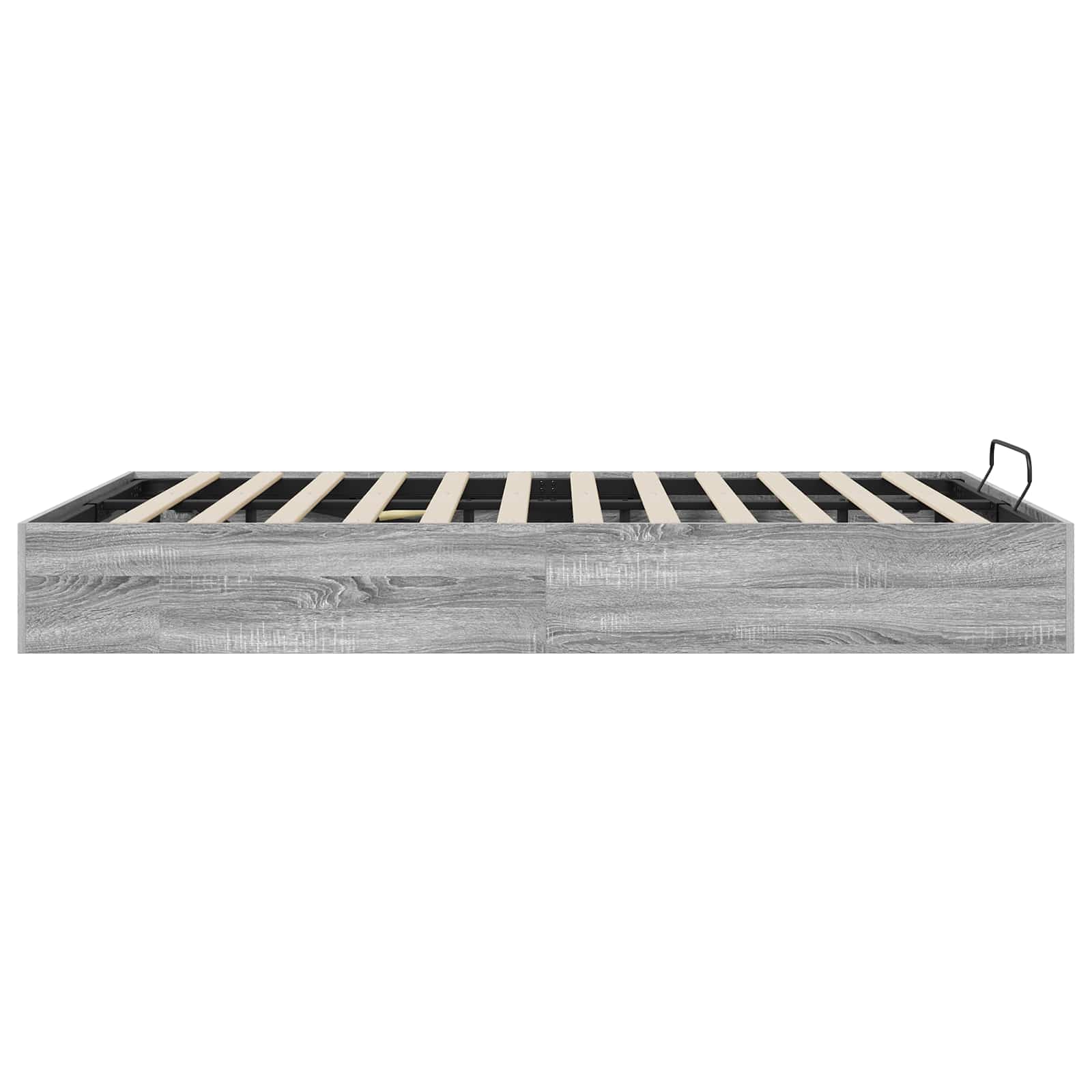 Otomanski krevet s pohranom Sivi Sonoma 203 x 120 x 25 cm