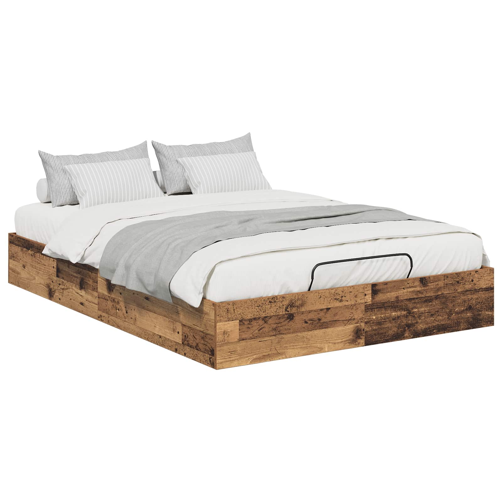 Otomanski krevet s pohranom Staro drvo 203 x 120 x 25 cm