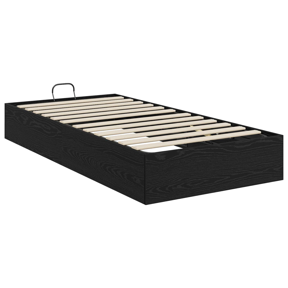 Otomanski krevet s pohranom Crni Hrast 203 x 100 x 25 cm