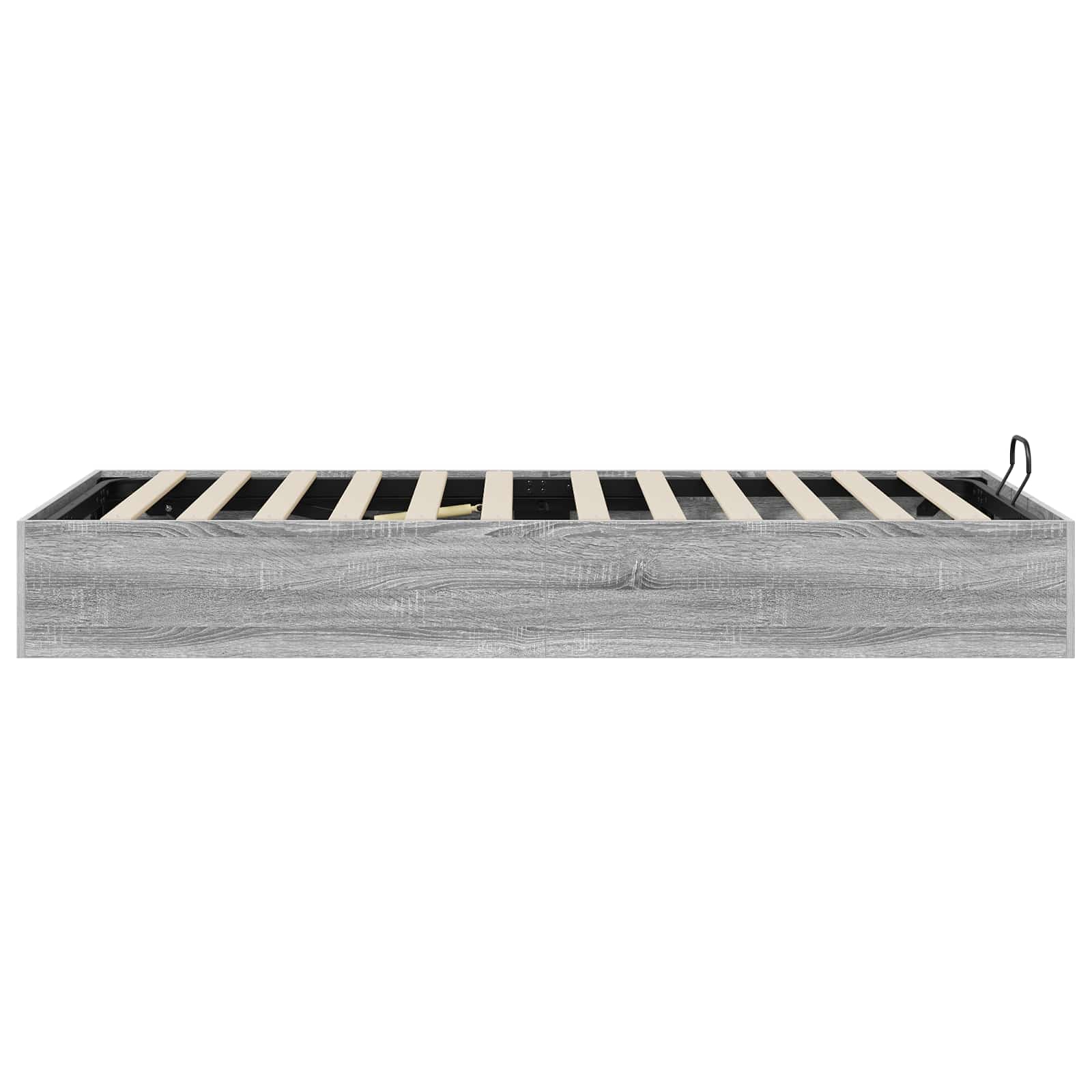 Otomanski krevet s pohranom Sivi Sonoma 203 x 90 x 25 cm
