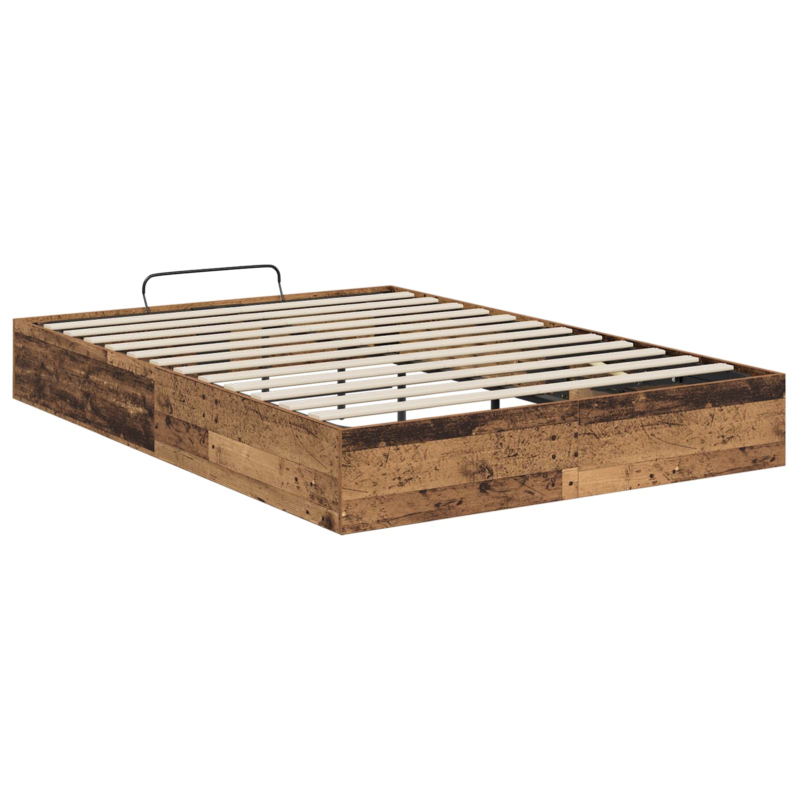 Otomanski krevet s pohranom Staro drvo 193 x 135 x 25 cm