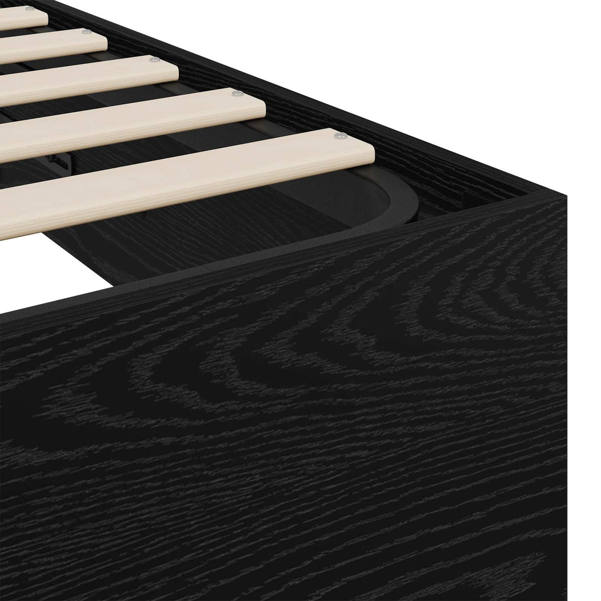 Otomanski krevet s pohranom Crni Hrast 193 x 90 x 25 cm