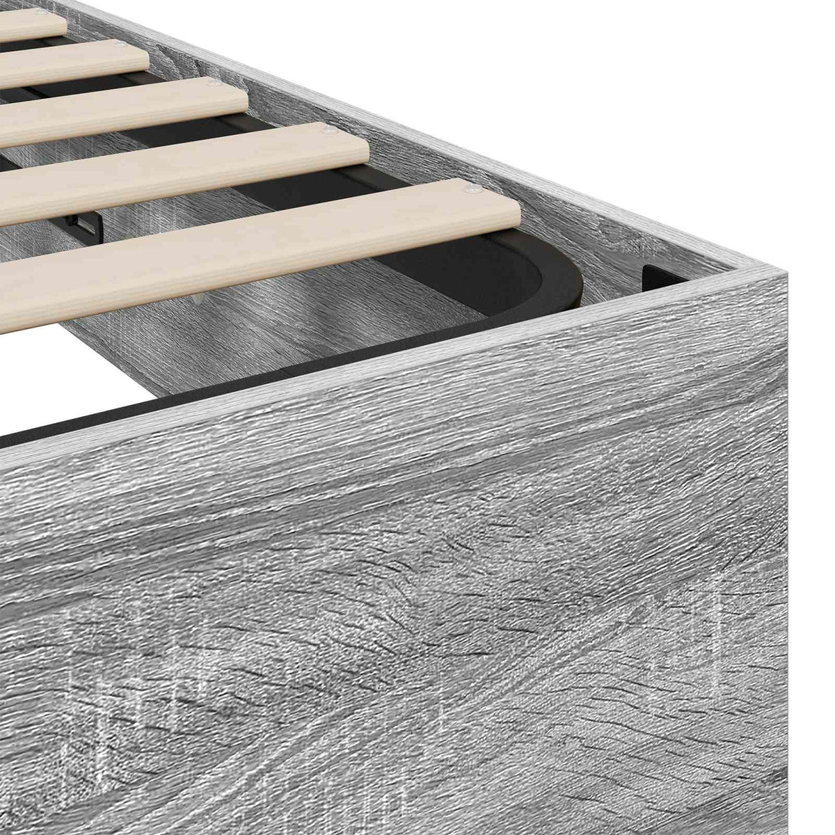 Otomanski krevet s pohranom Sivi Sonoma 193 x 90 x 25 cm