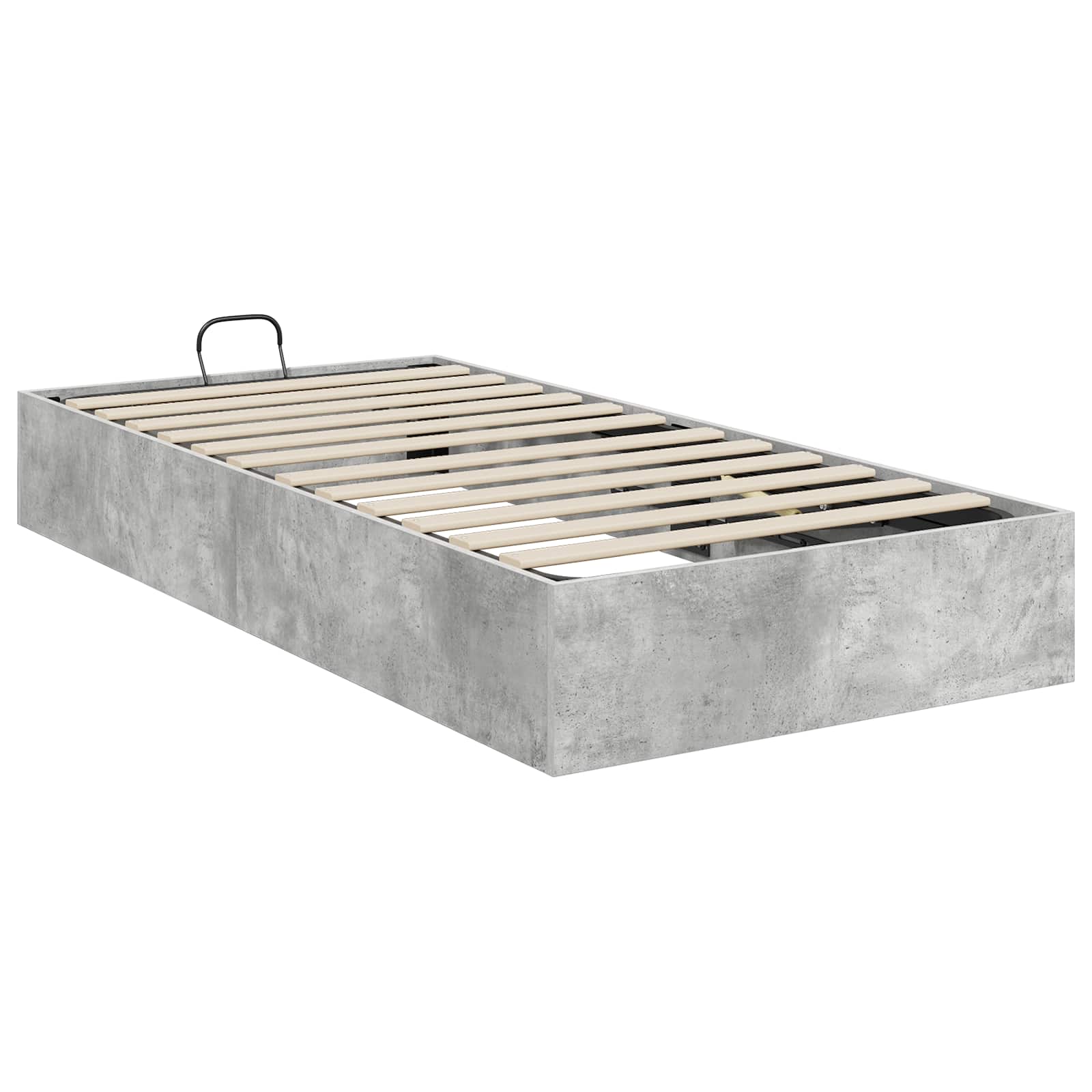 Otomanski krevet s pohranom Betonsko Siva 75,5 x 190 cm
