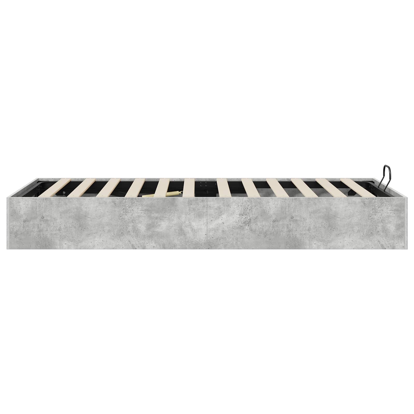 Otomanski krevet s pohranom Betonsko Siva 75,5 x 190 cm