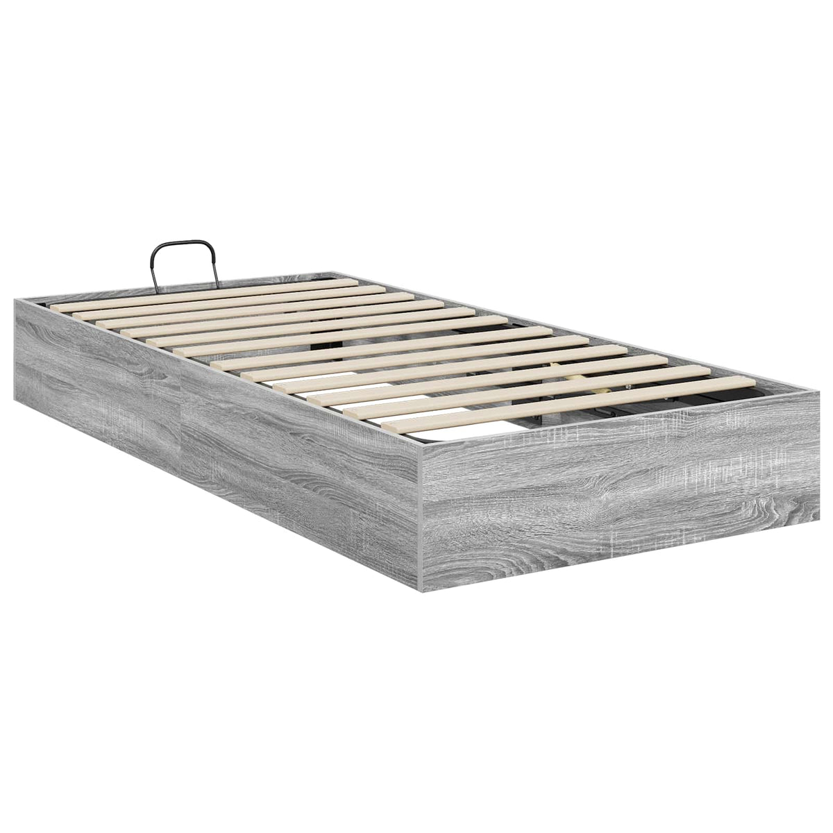 Otomanski krevet s pohranom Sivi Sonoma 193 x 75,5 x 25 cm