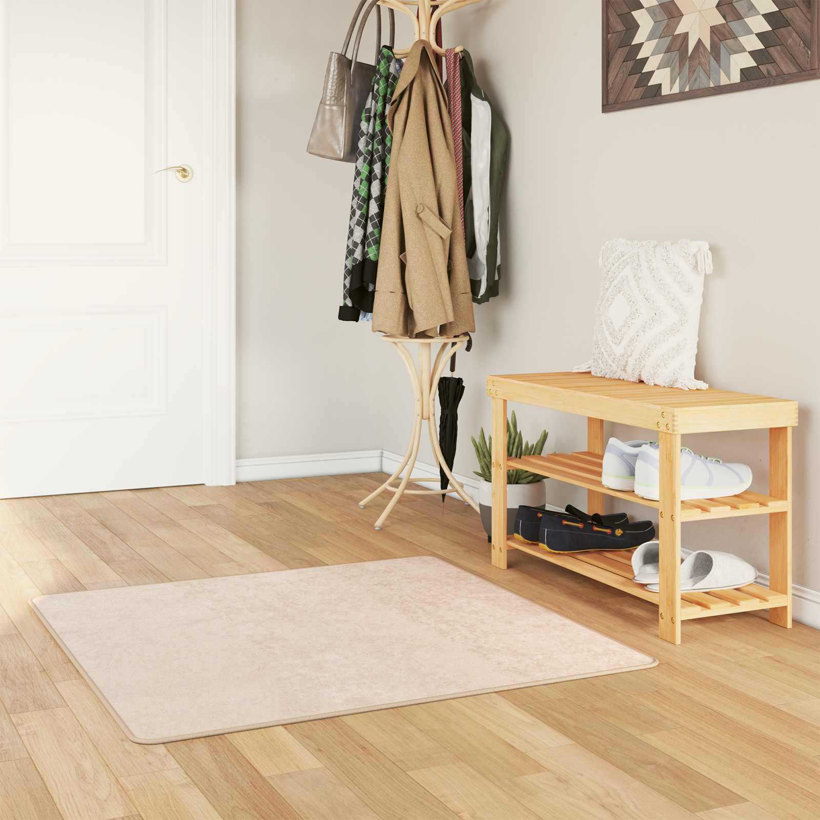 Traka za tepih MARSA Krema 100 x 100 cm Poliester i PVC
