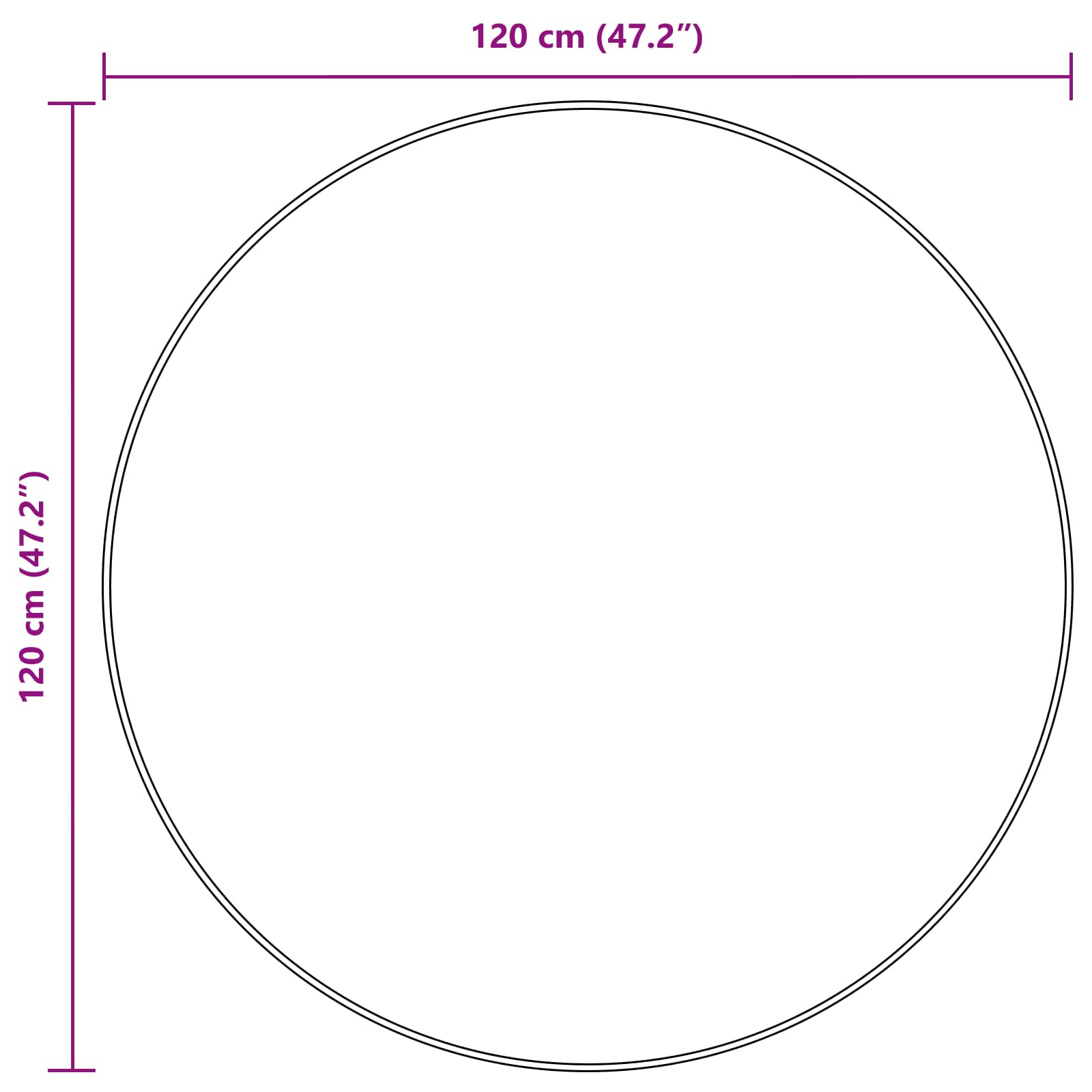 Traka za tepih MARSA Bež 120 x 120 cm Poliester i PVC