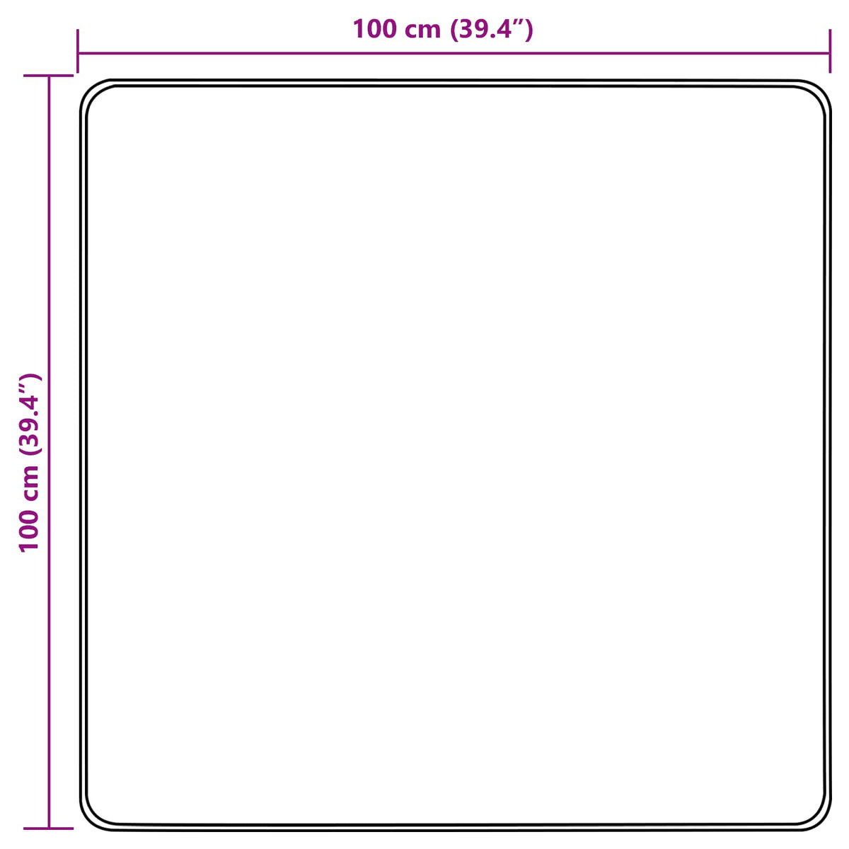 Traka za tepih MARSA Pijesak 100 x 100 cm Poliester i PVC