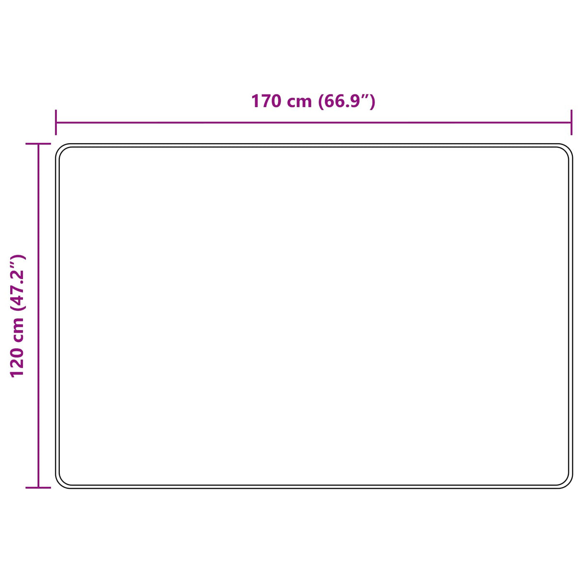 Traka za tepih MARSA Pijesak 120 x 170 cm Poliester i PVC