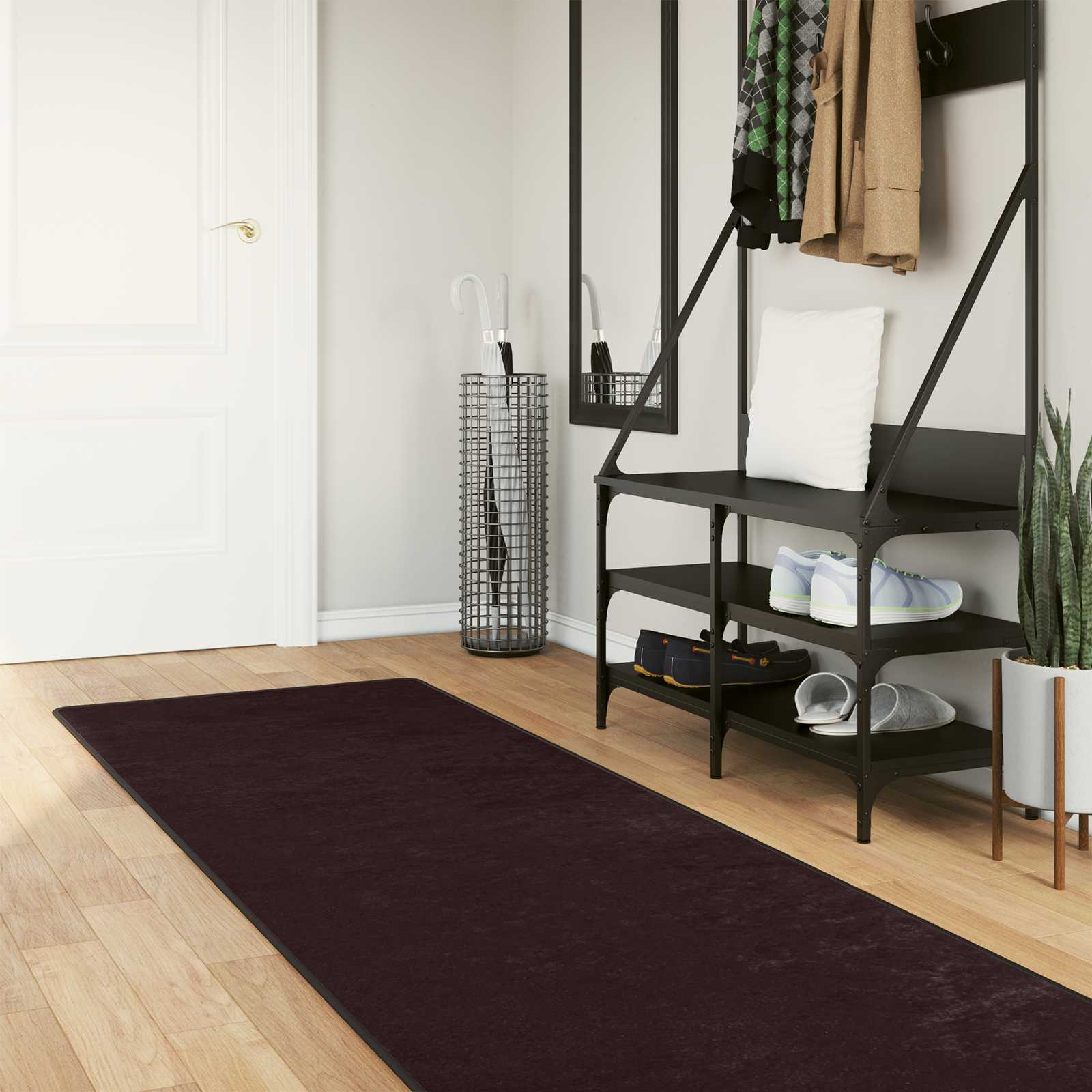Traka za tepih MARSA Antracit 80 x 250 cm Poliester i PVC