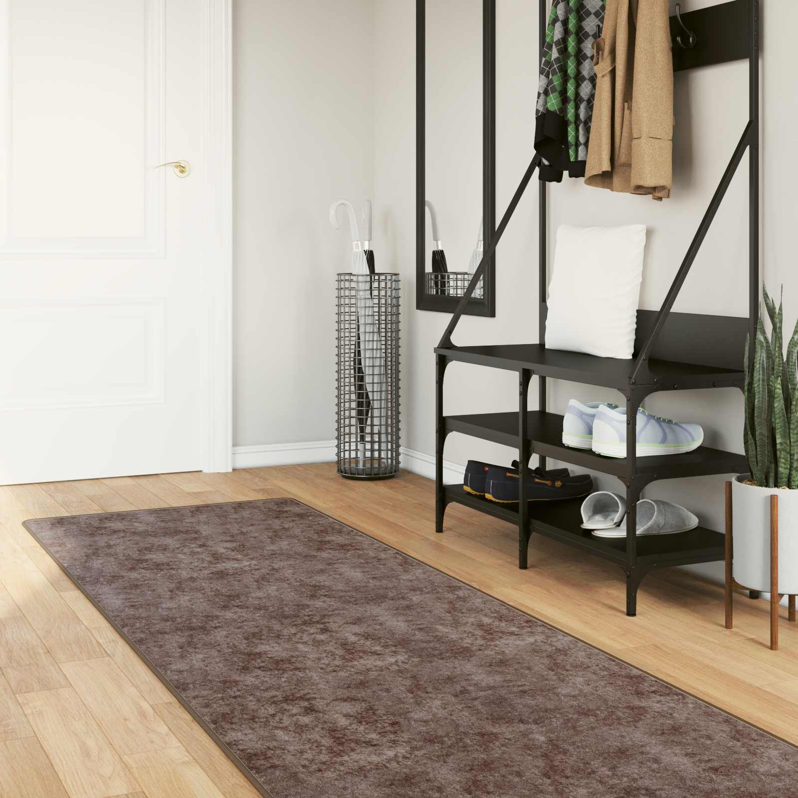 Traka za tepih MARSA Sivi 100 x 450 cm Poliester i PVC