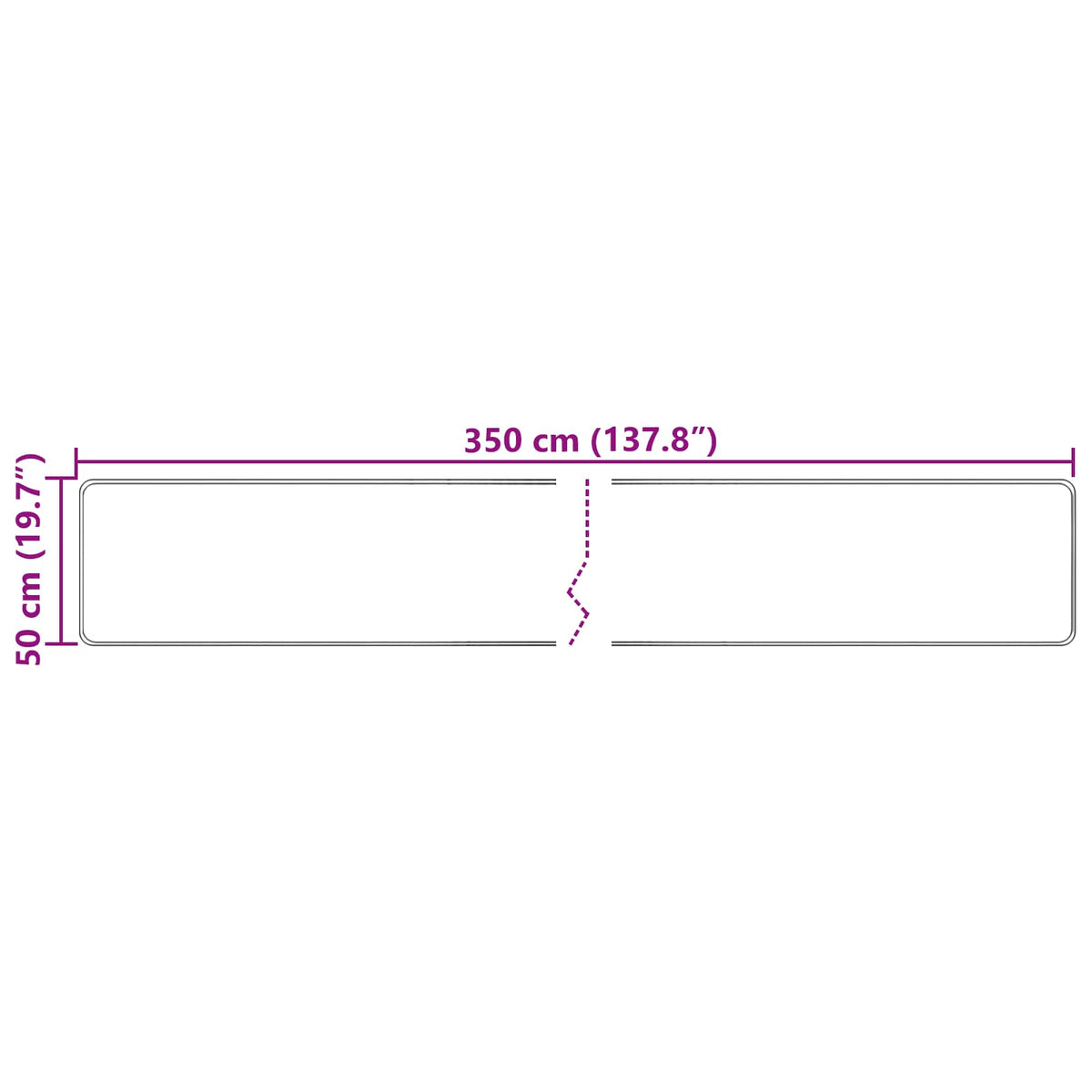 Traka za tepih MARSA Šareni 50 x 350 cm Poliester i PVC