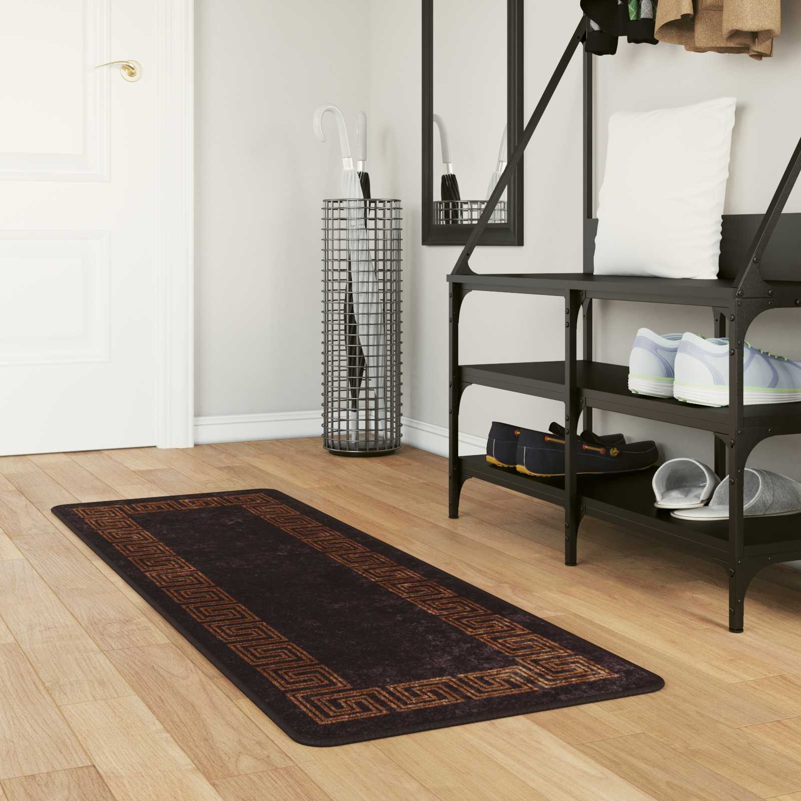 Traka za tepih MARSA Crna 50 x 100 cm Poliester i PVC