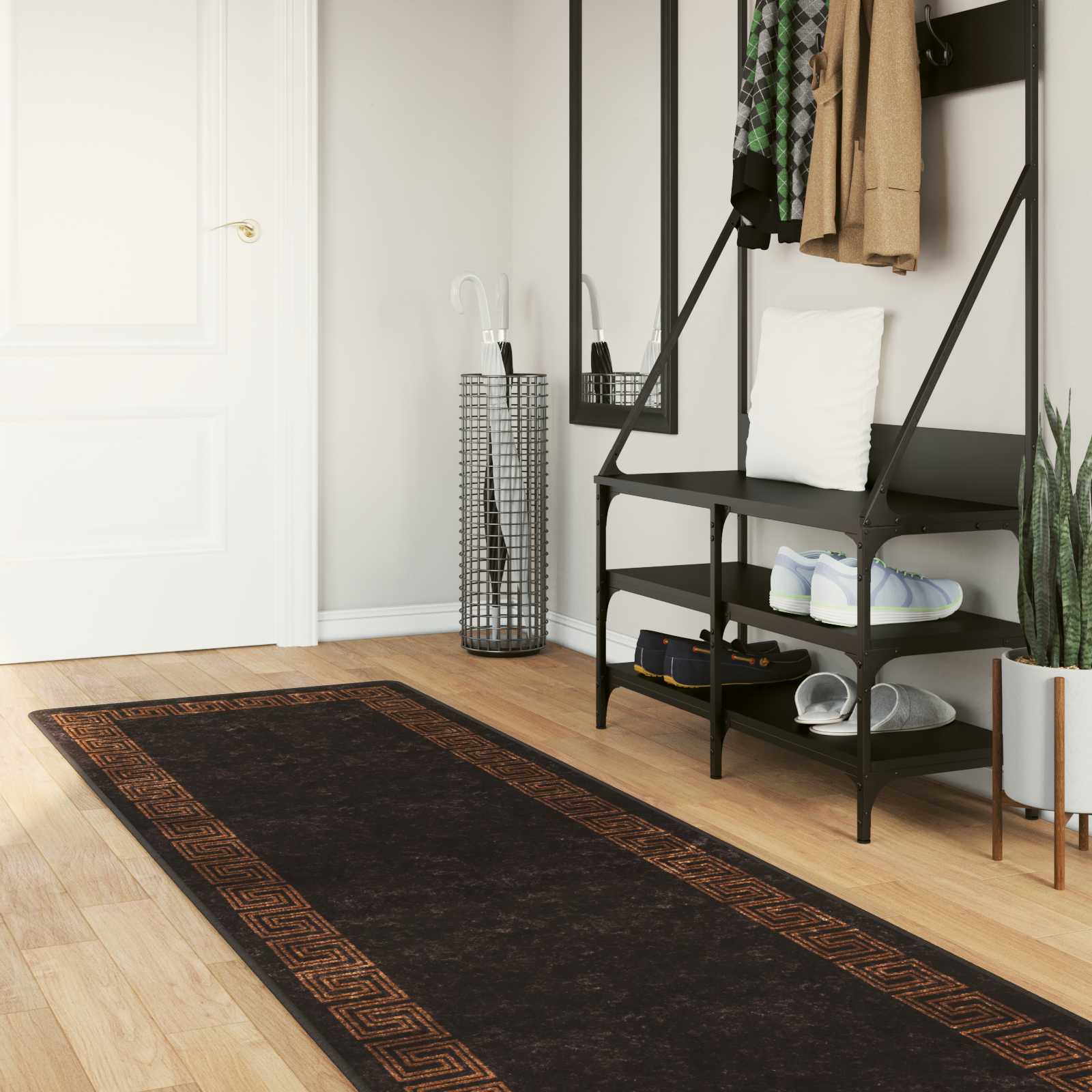 Traka za tepih MARSA Crna 100 x 300 cm Poliester i PVC