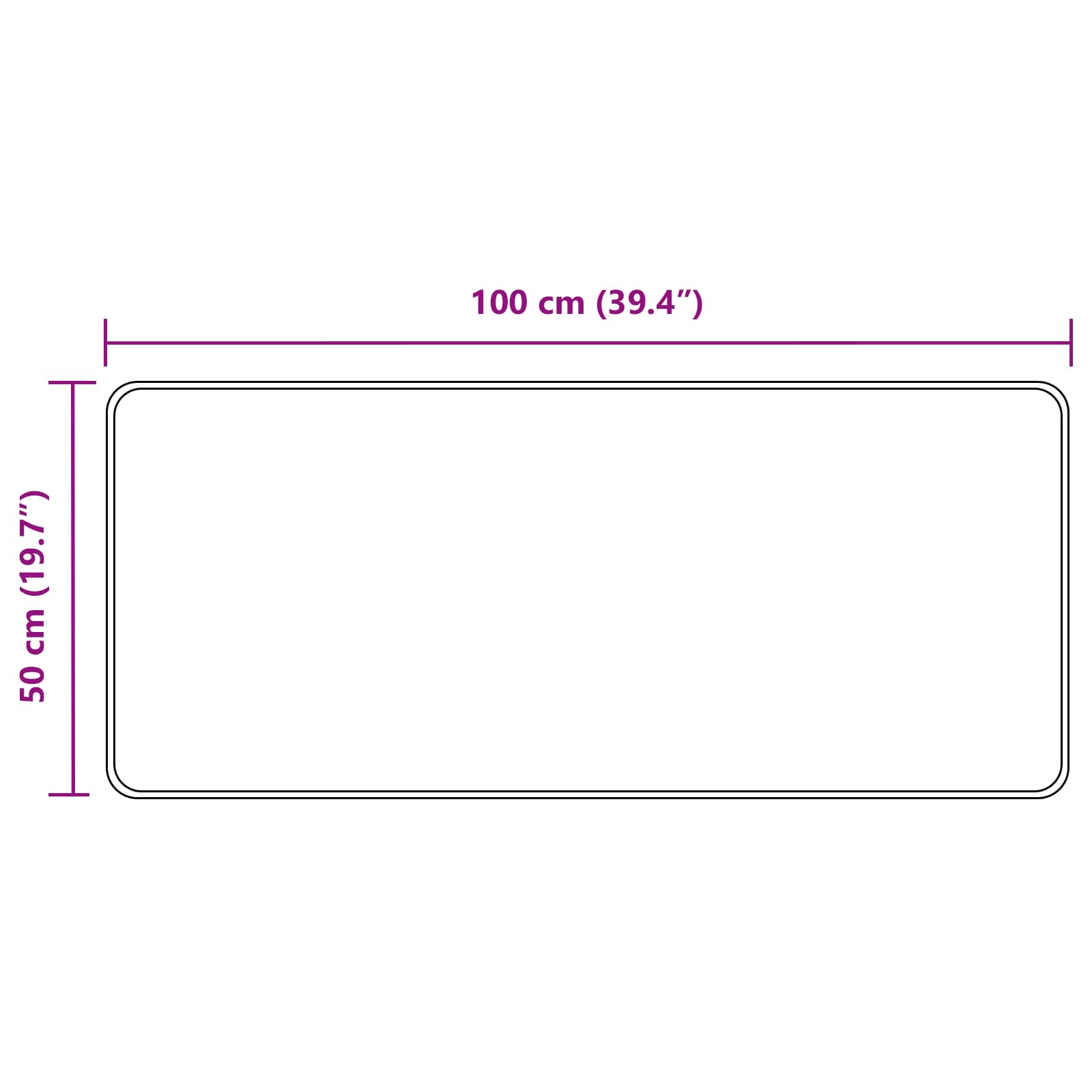 Traka za tepih MARSA Bijeli 50 x 150 cm Poliester i PVC