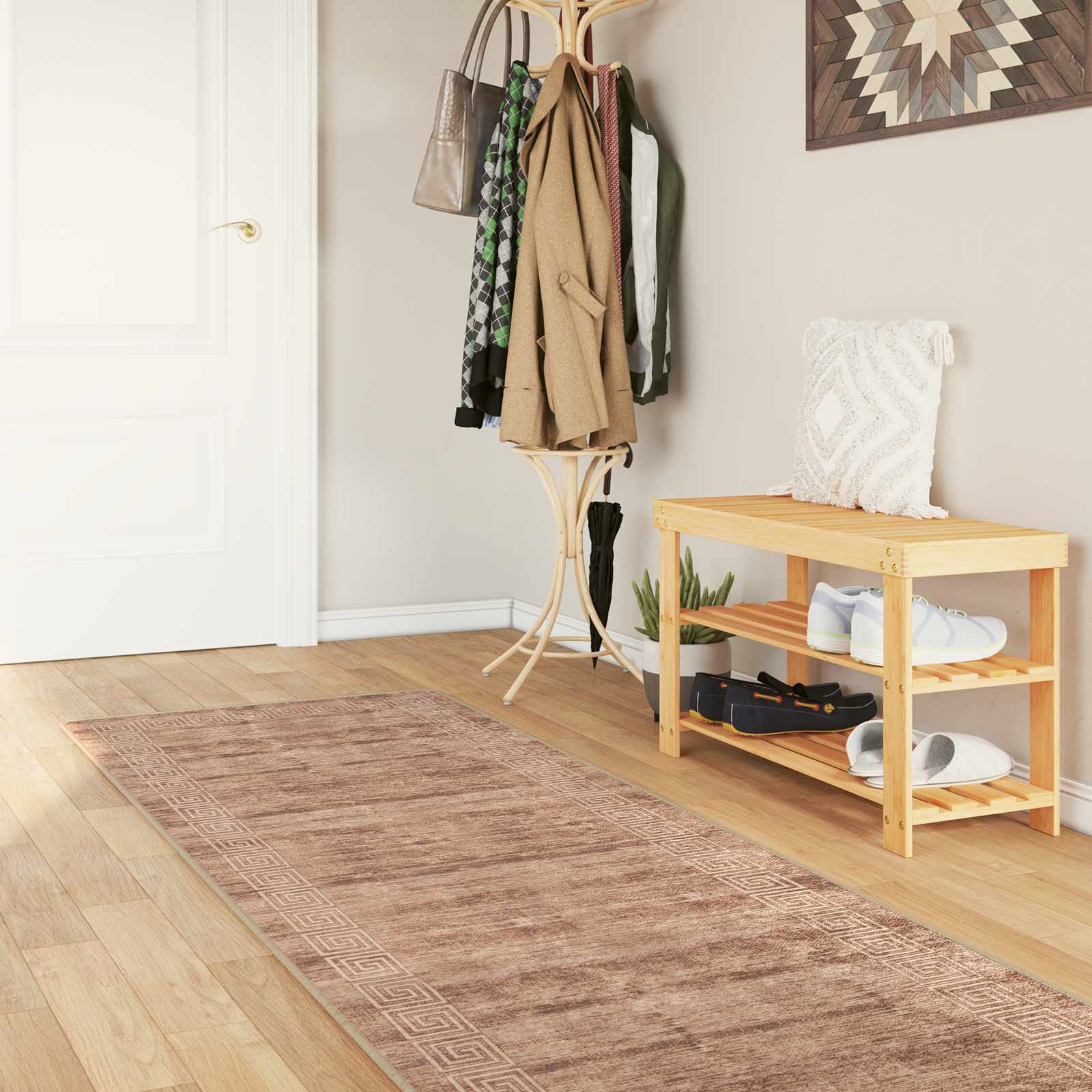 Traka za tepih MARSA Bijeli 100 x 400 cm Poliester i PVC