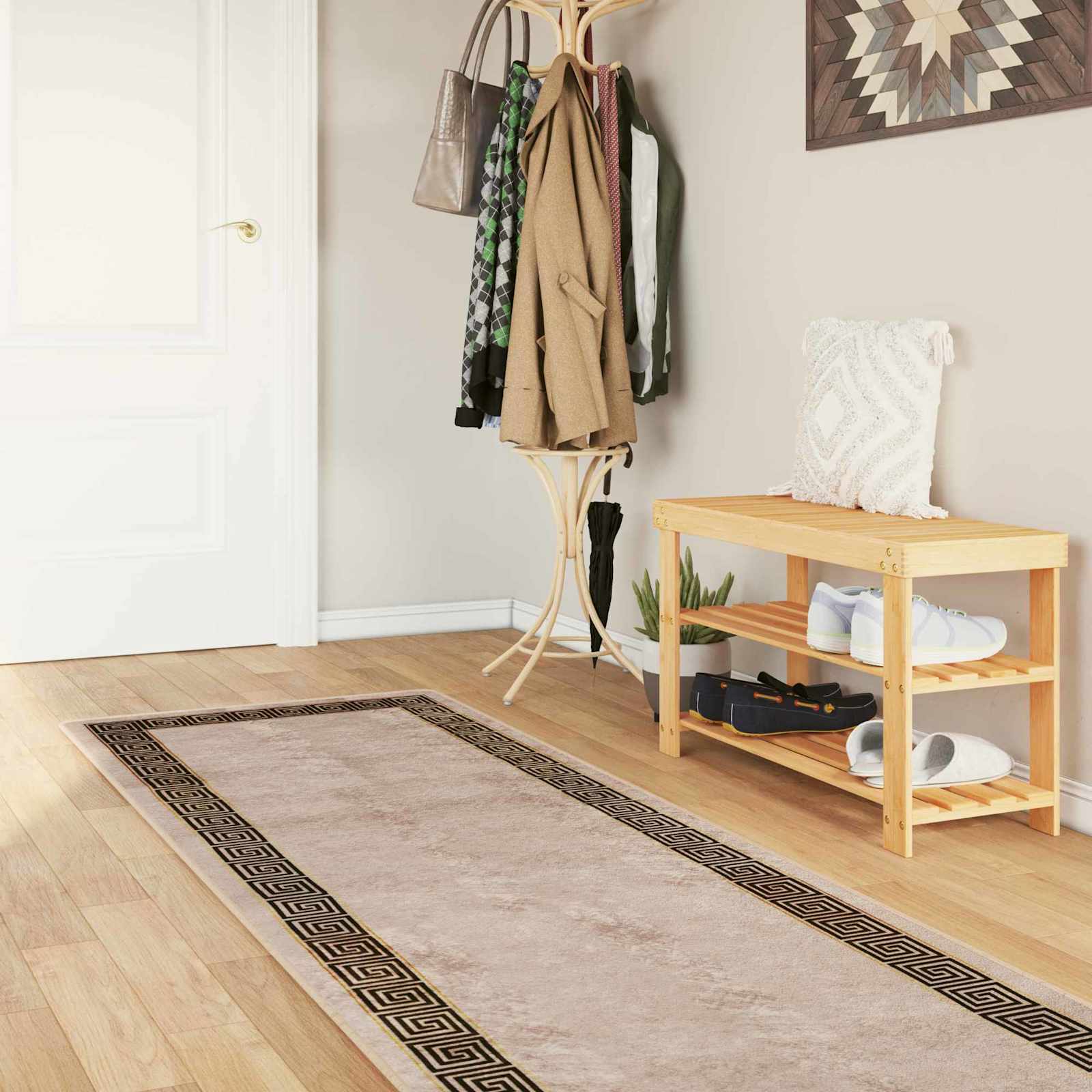 Traka za tepih MARSA Crna 80 x 450 cm Poliester i PVC