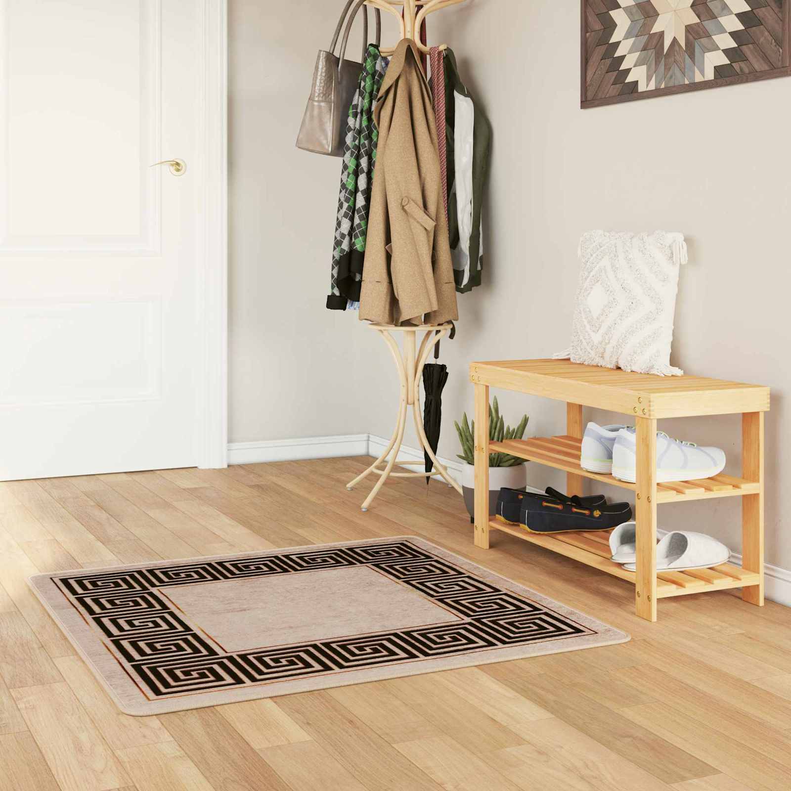 Traka za tepih MARSA Crna 100 x 100 cm Poliester i PVC