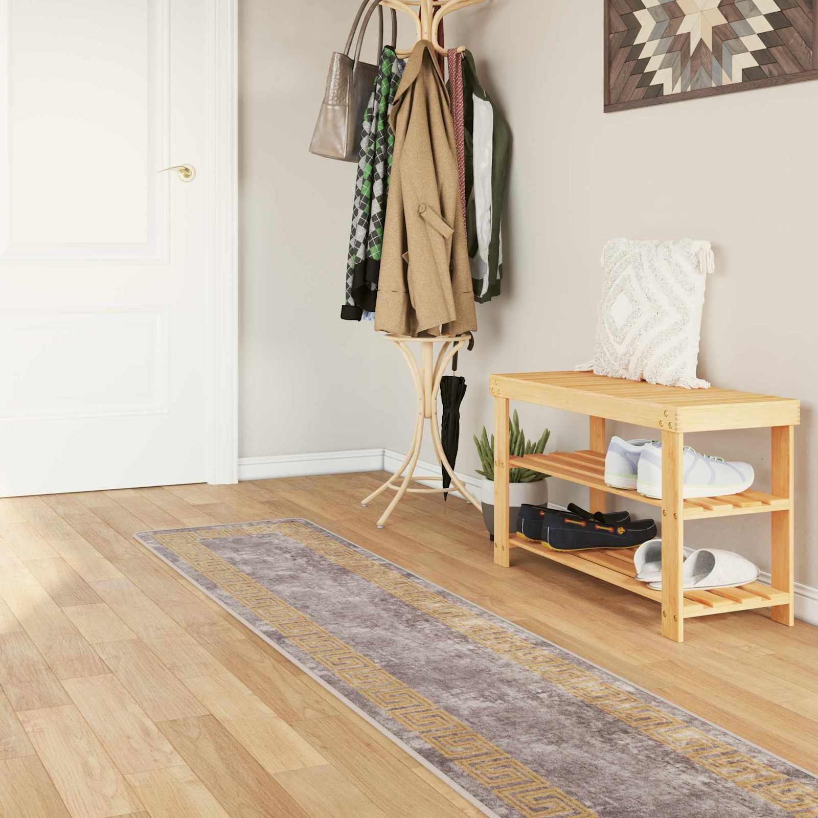 Traka za tepih MARSA Sivi 50 x 400 cm Poliester i PVC