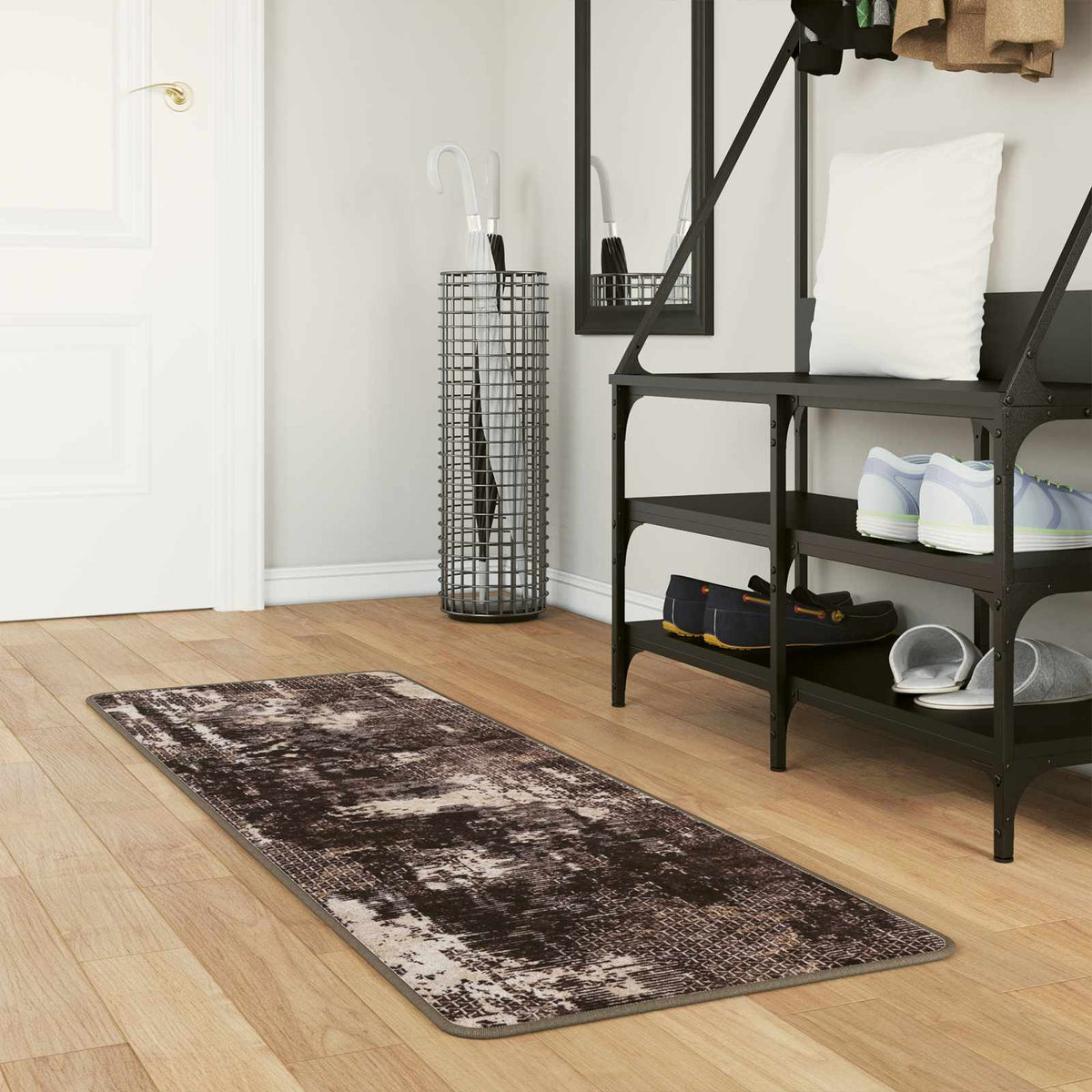 Traka za tepih MARSA Crna 50 x 100 cm Poliester i PVC