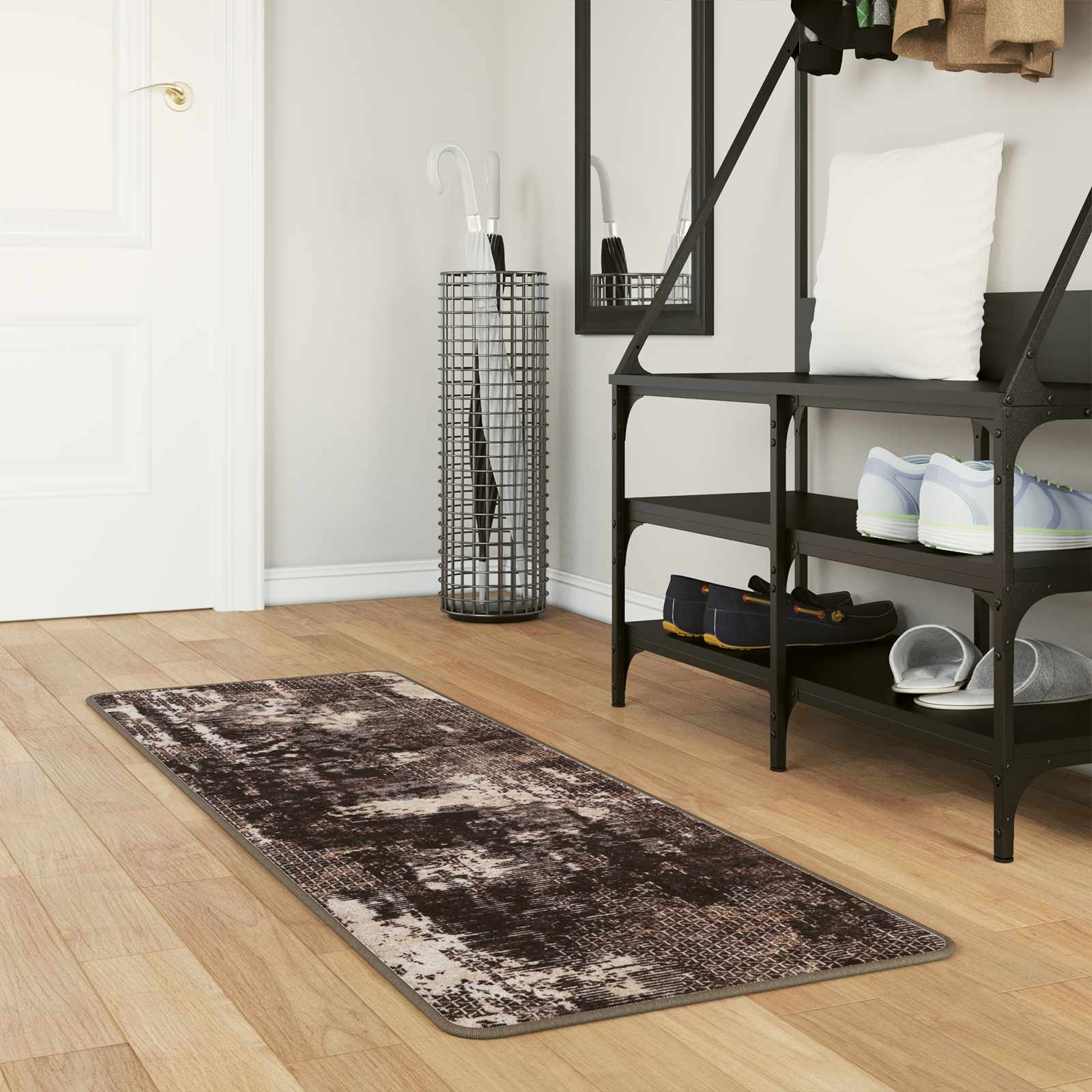 Traka za tepih MARSA Crna 50 x 100 cm Poliester i PVC